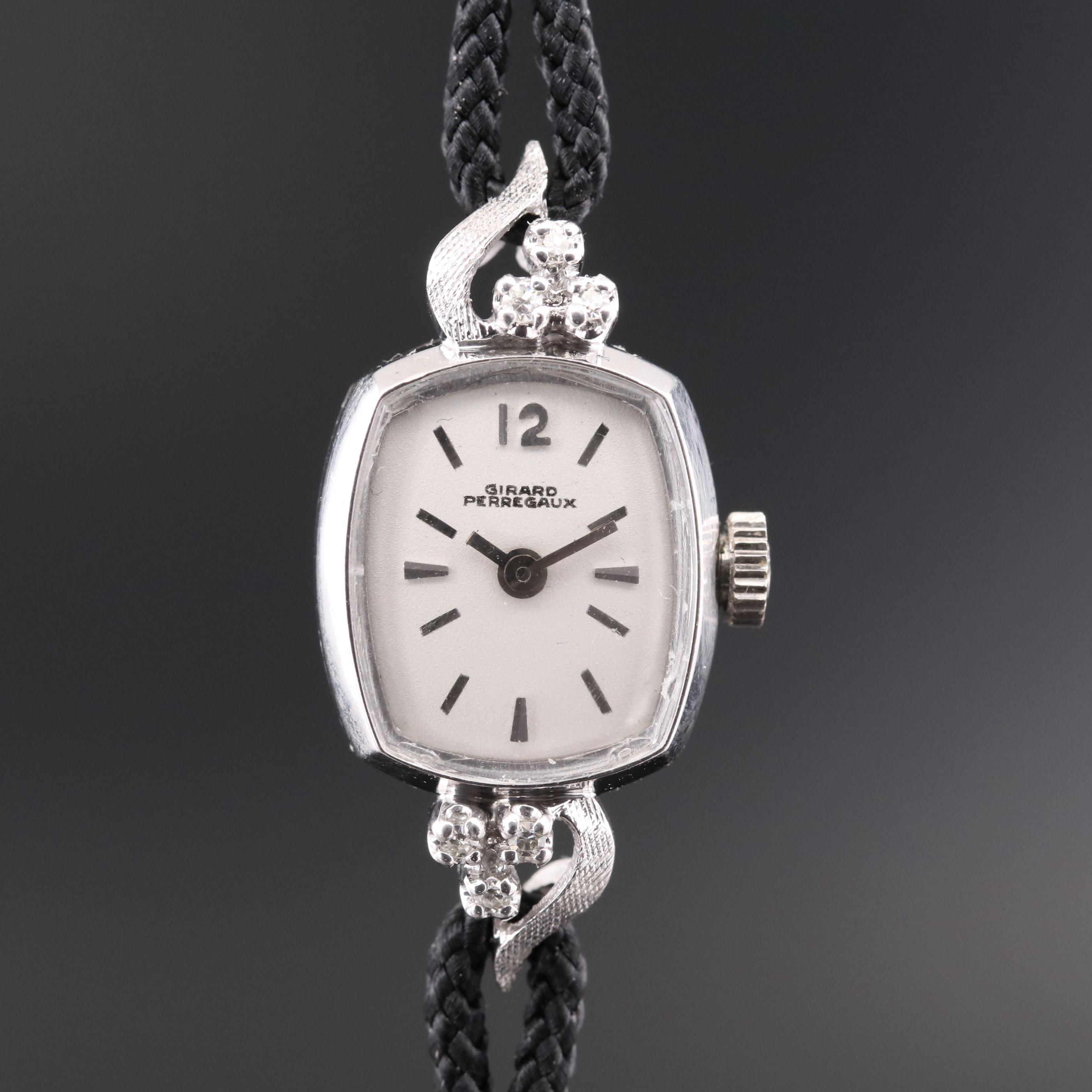 14K Gold and Diamonds Girard Perregaux Watch