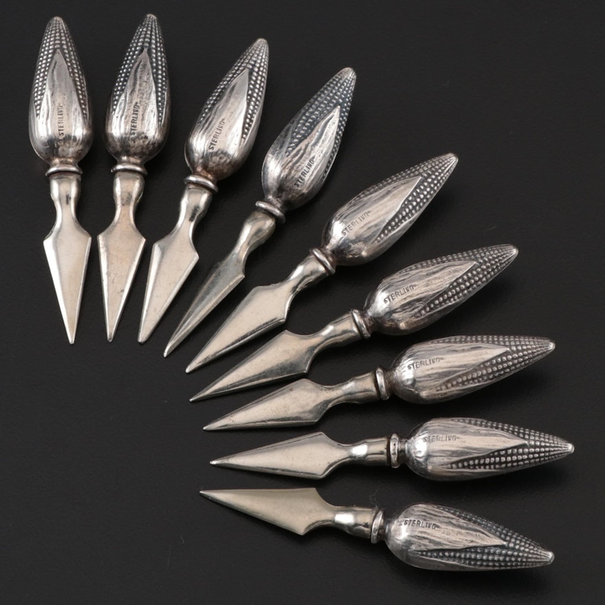 Sterling Silver Corn Cob Spears