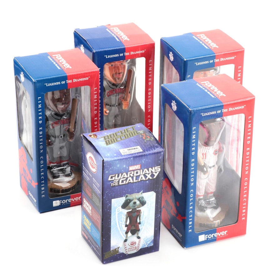 "Legends of the Diamond" and "Guardians of the Galaxy" Bobbleheads