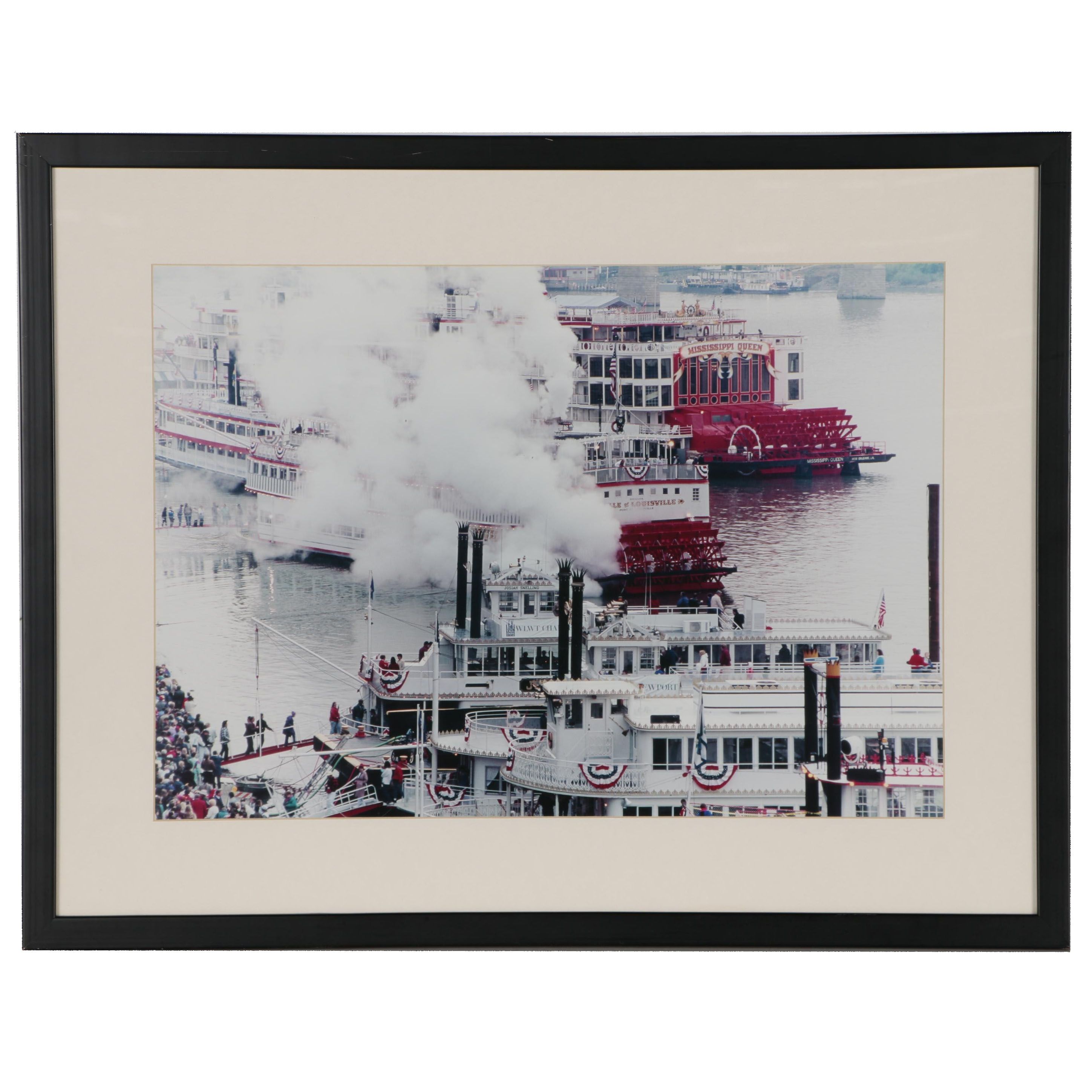 Cincinnati Tall Stacks Riverboat Festival Chromogenic Color Photograph