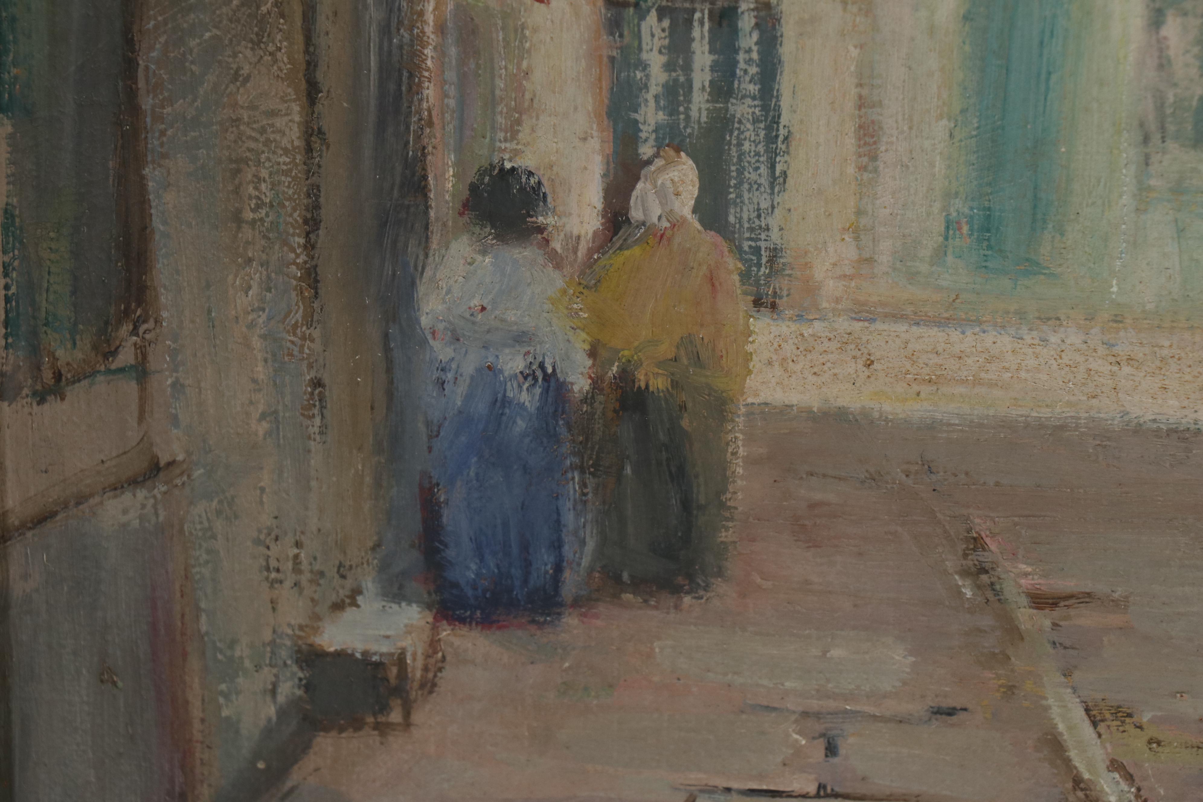 Alberta Kinsey Oil Painting of City Street