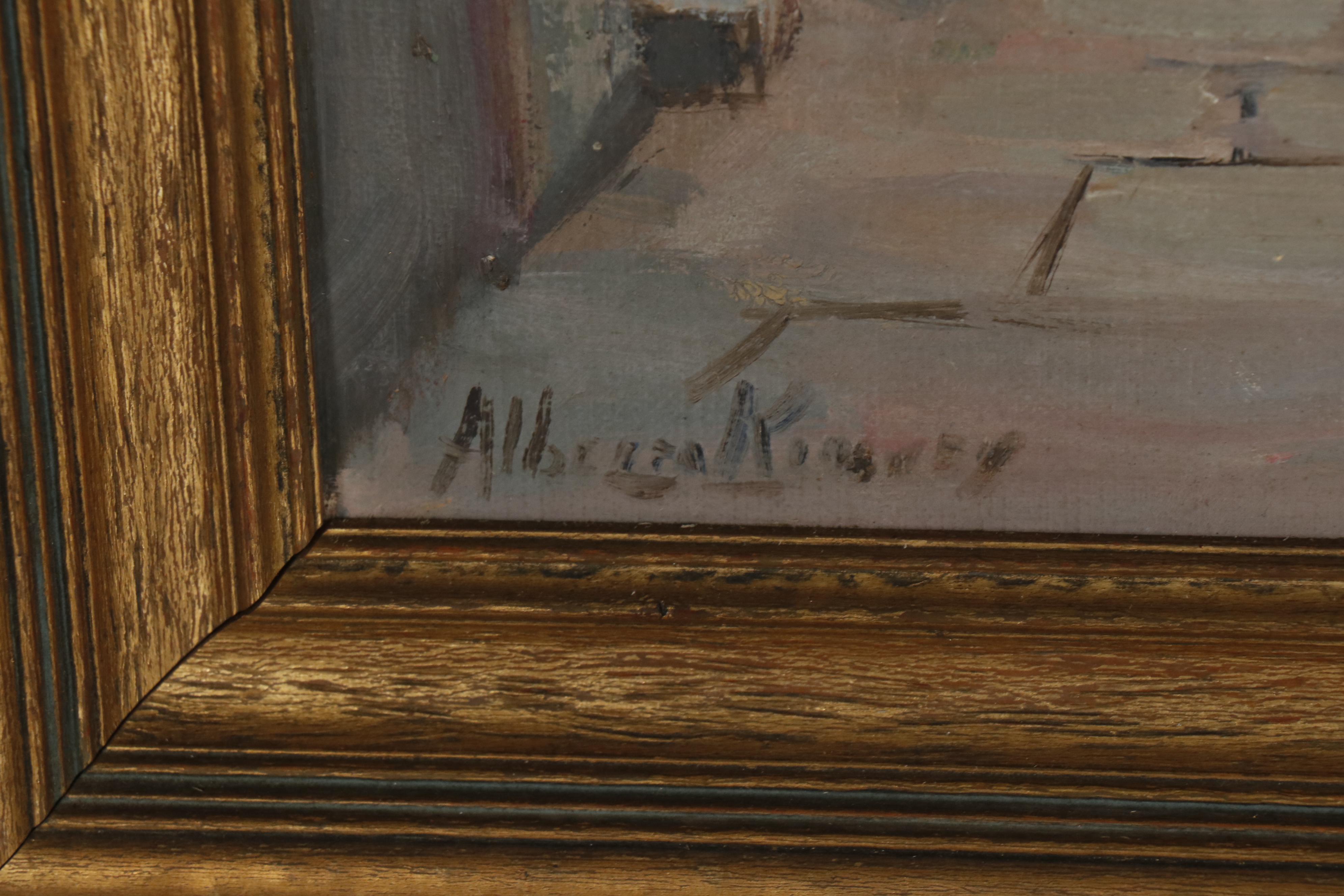 Alberta Kinsey Oil Painting of City Street