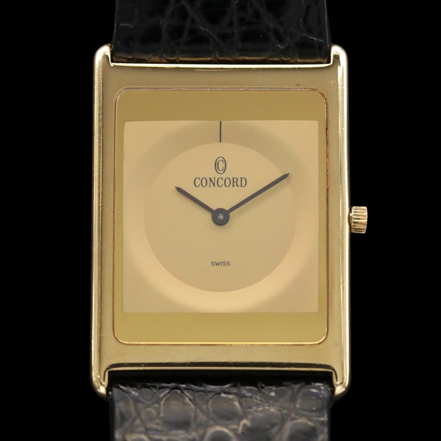 Concord Delirium 18K Gold Quartz Wristwatch