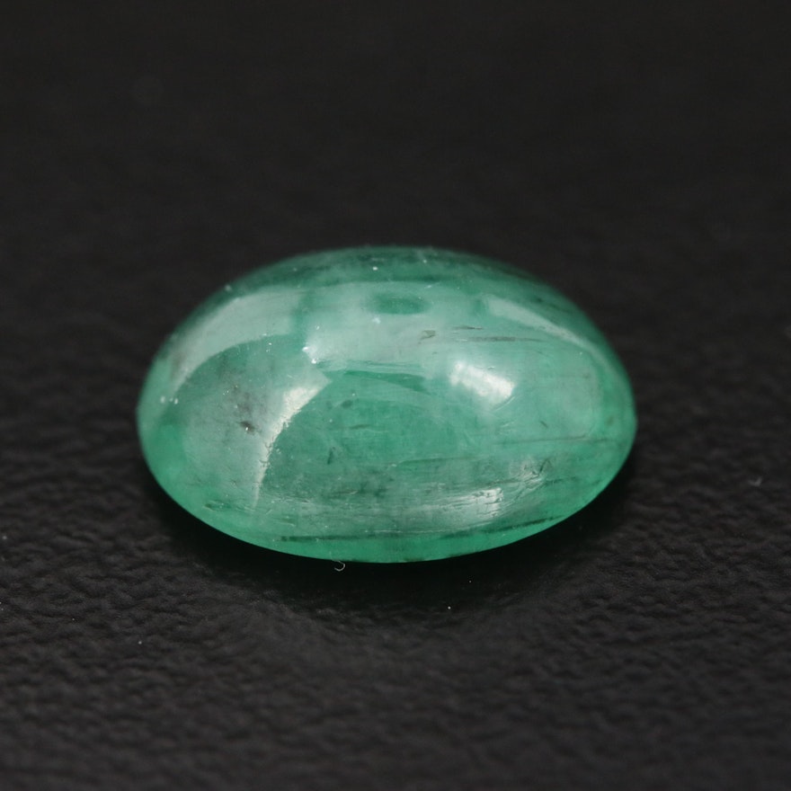 Loose 3.66 CT Emerald Gemstone