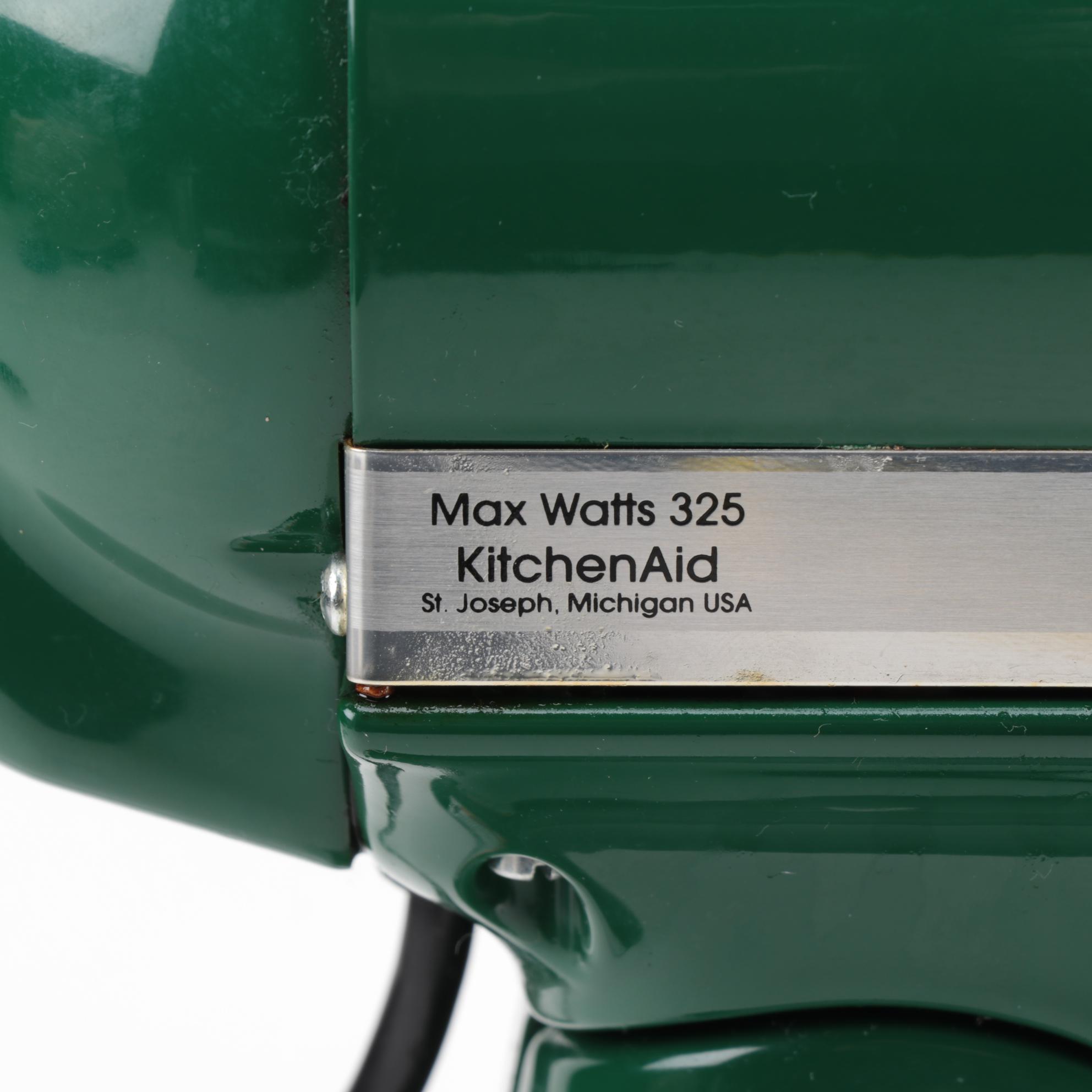 KitchenAid Artisan 5 qt. Stand Mixer in Empire Green with Attachments