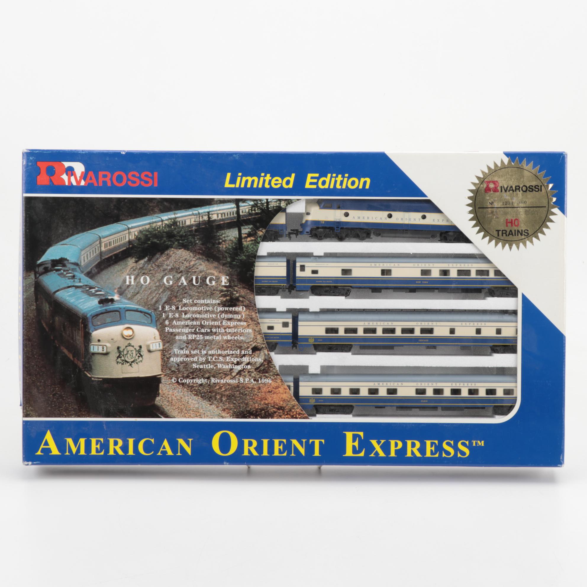 Rivarossi HO Scale Model Train Set in Original Packaging, 1996