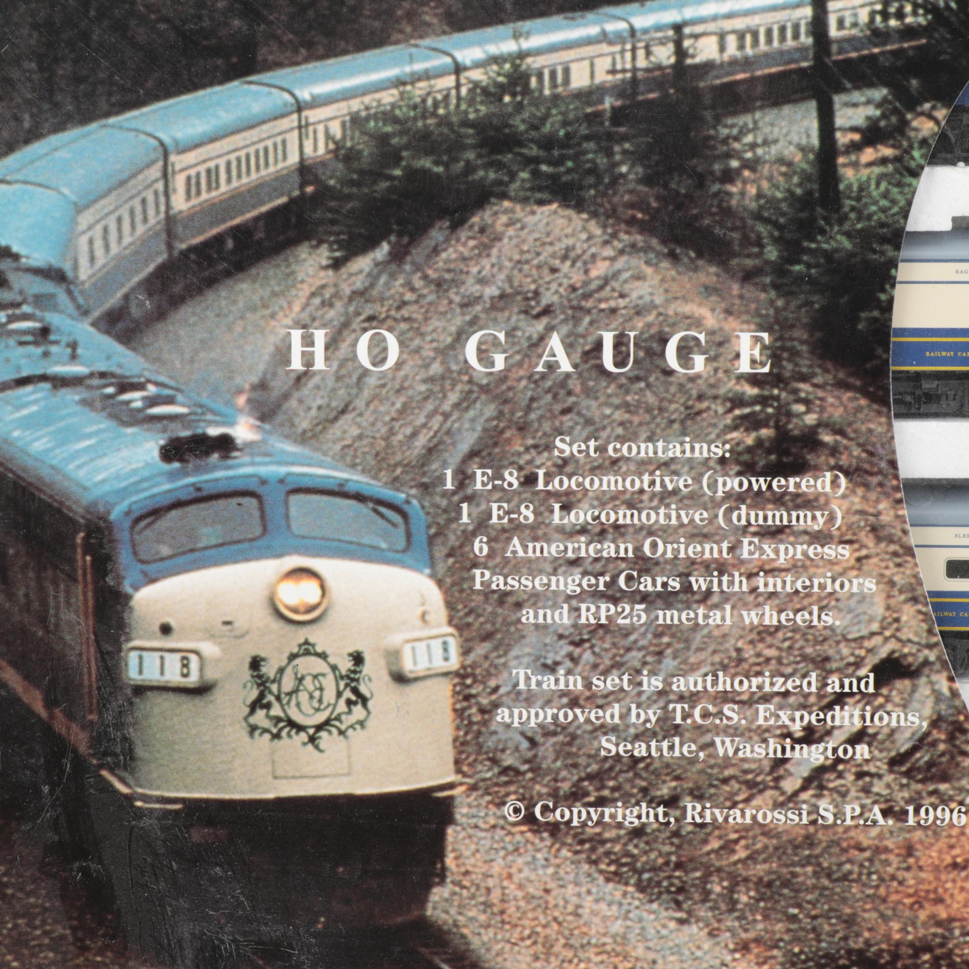 Rivarossi HO Scale Model Train Set in Original Packaging, 1996