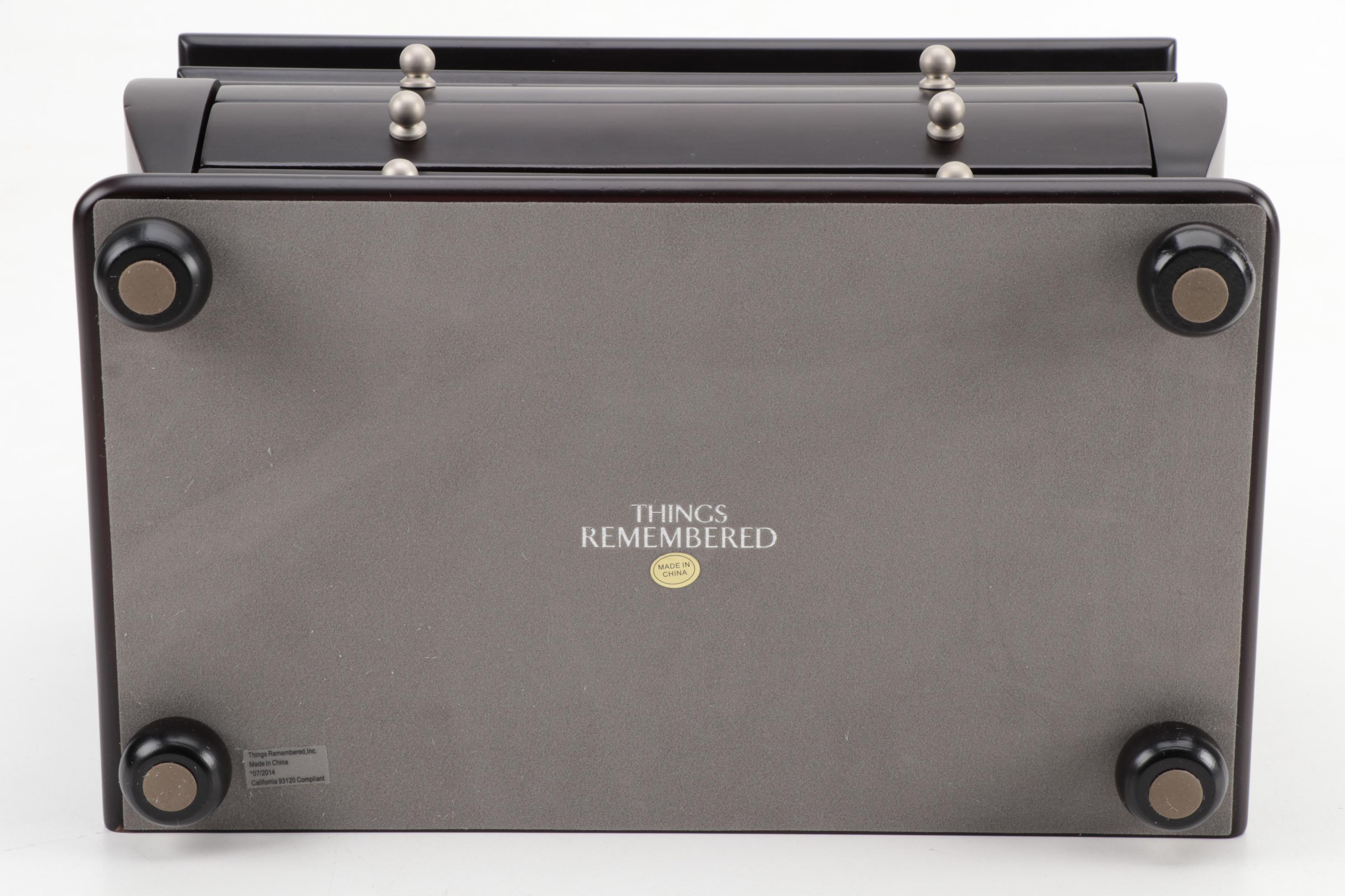 Things Remembered Jewelry Box with Personalization Plate