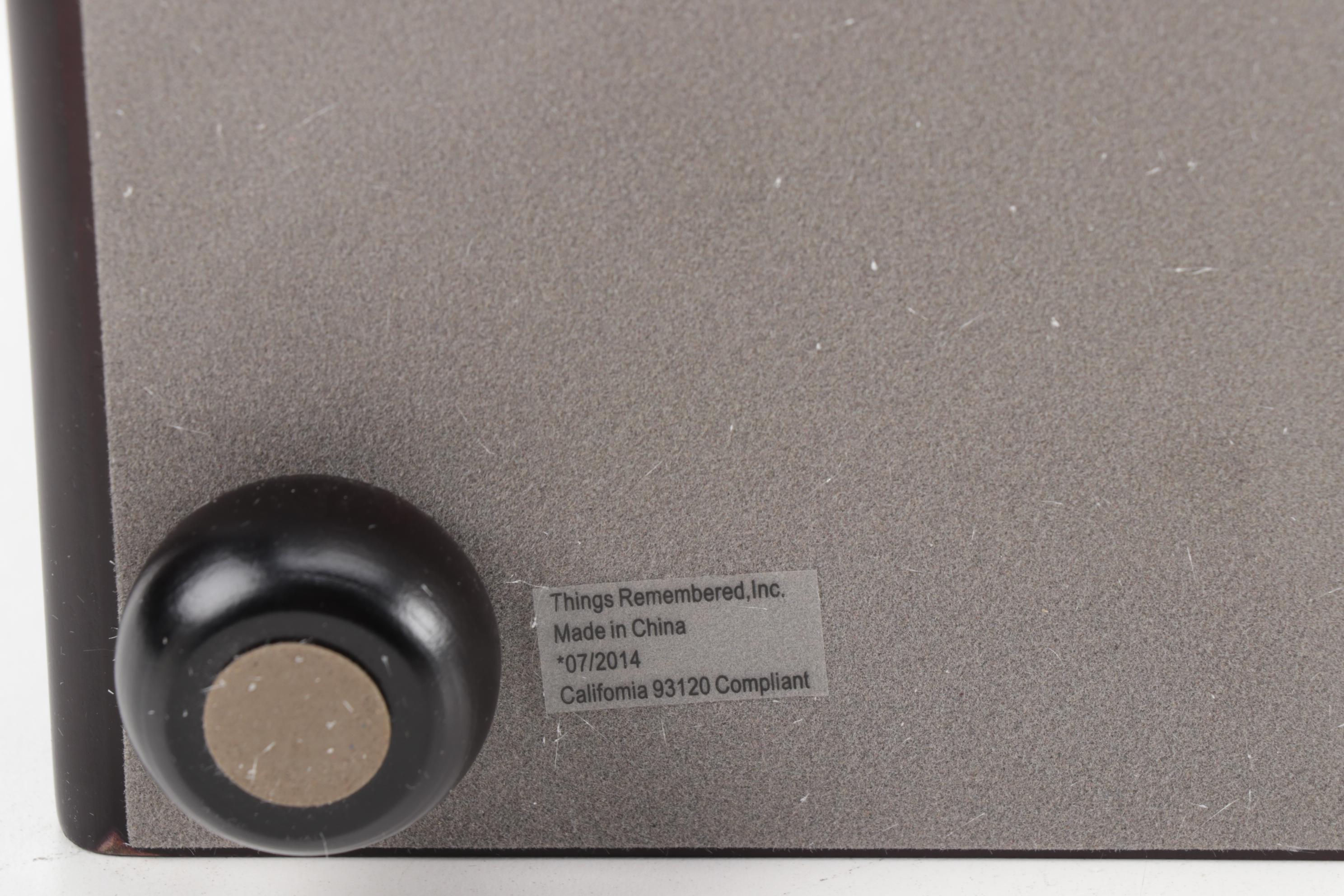 Things Remembered Jewelry Box with Personalization Plate