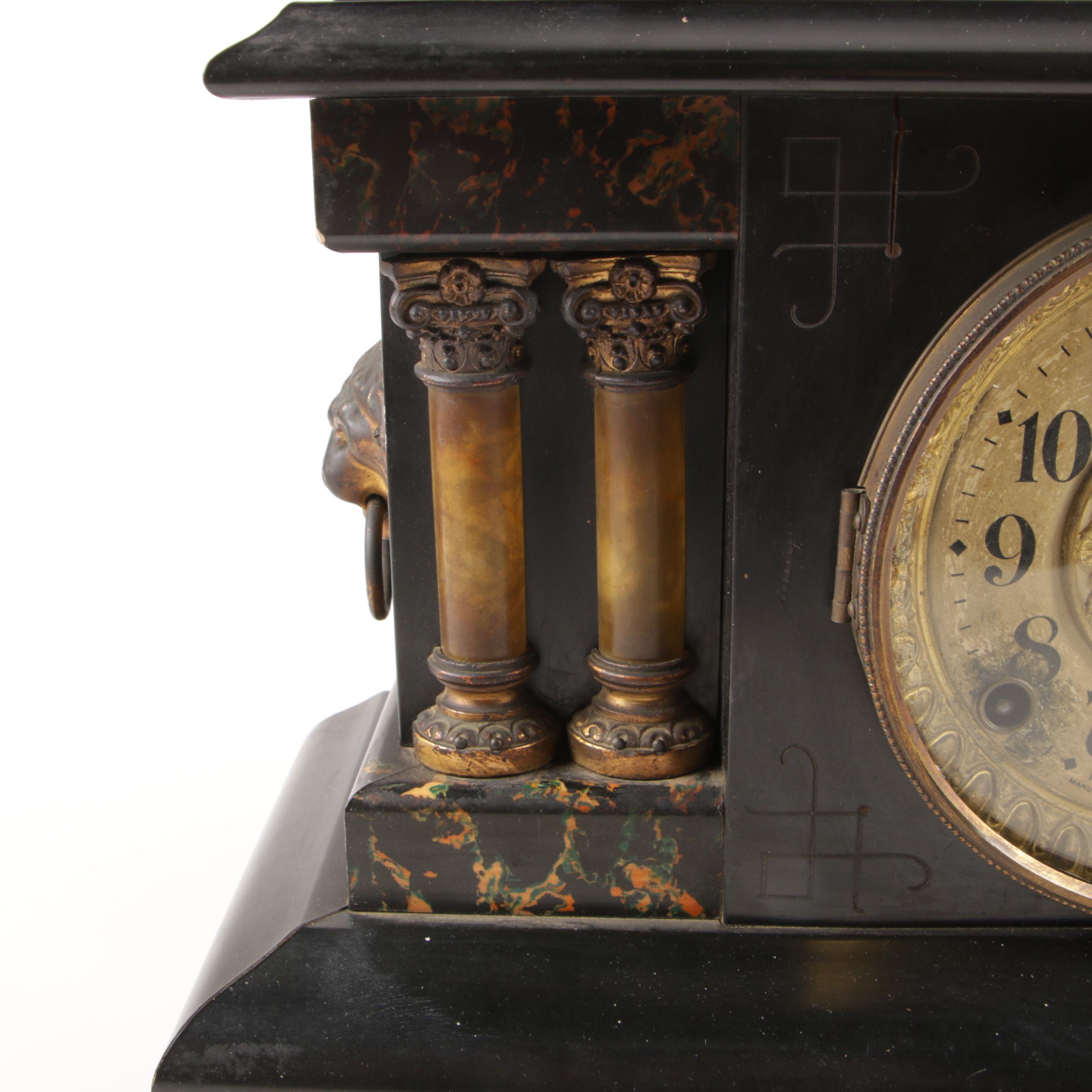 Seth Thomas Adimintine Clock, 8 Day Time and Strike Movement, Late 19th Century