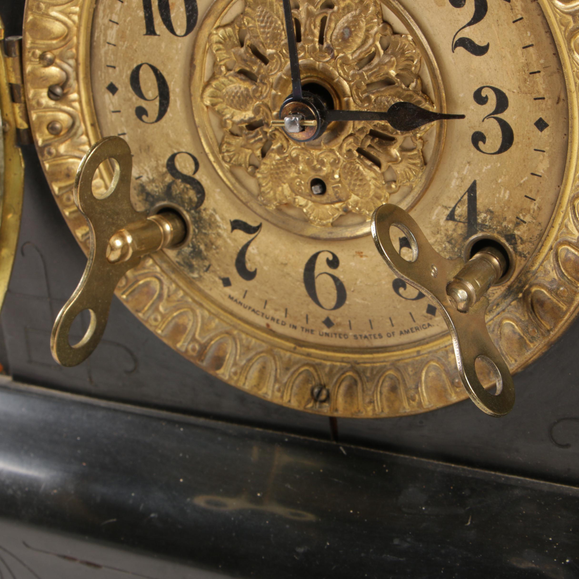 Seth Thomas Adimintine Clock, 8 Day Time and Strike Movement, Late 19th Century
