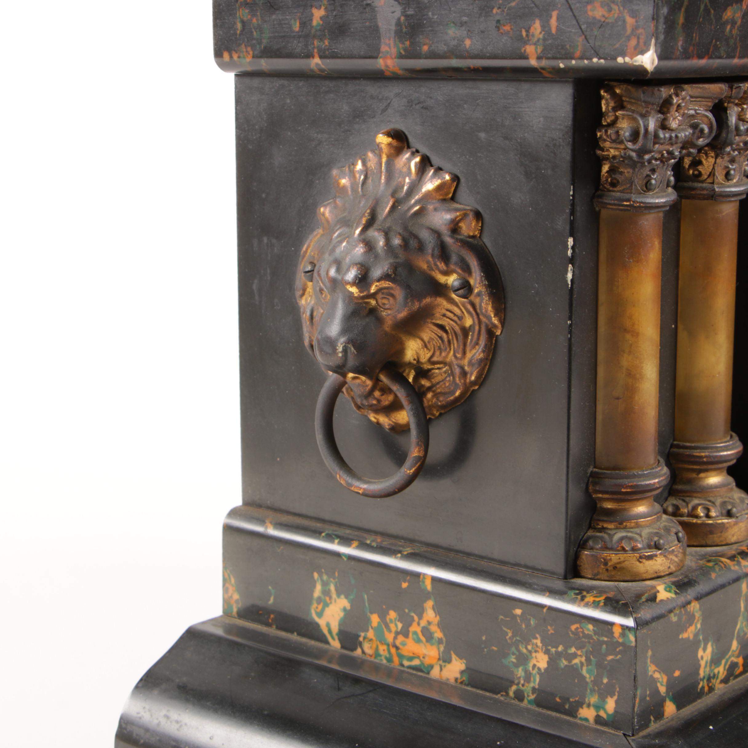 Seth Thomas Adimintine Clock, 8 Day Time and Strike Movement, Late 19th Century