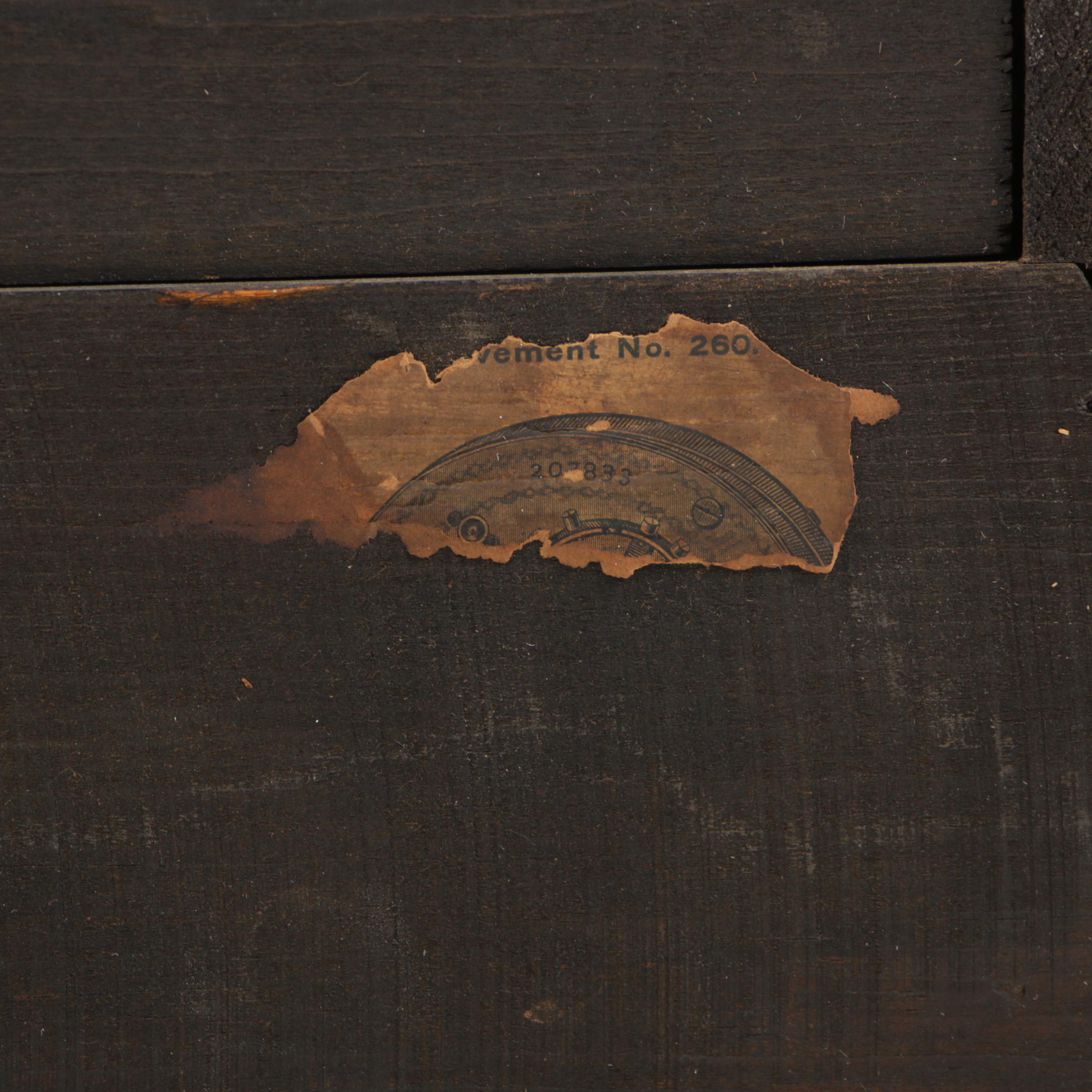 Seth Thomas Adimintine Clock, 8 Day Time and Strike Movement, Late 19th Century