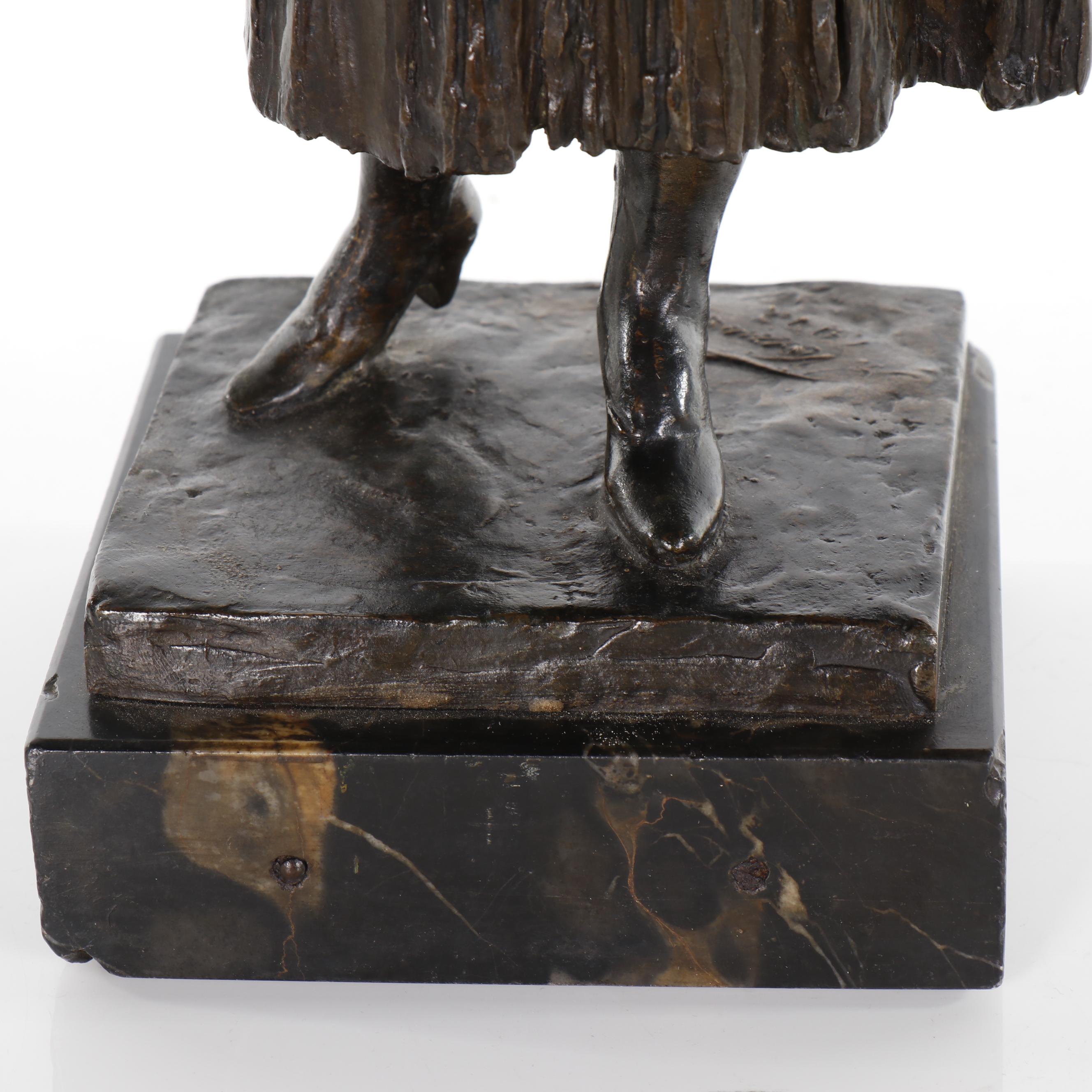 Angiolo Vannetti Bronze Sculpture of Woman, 1922