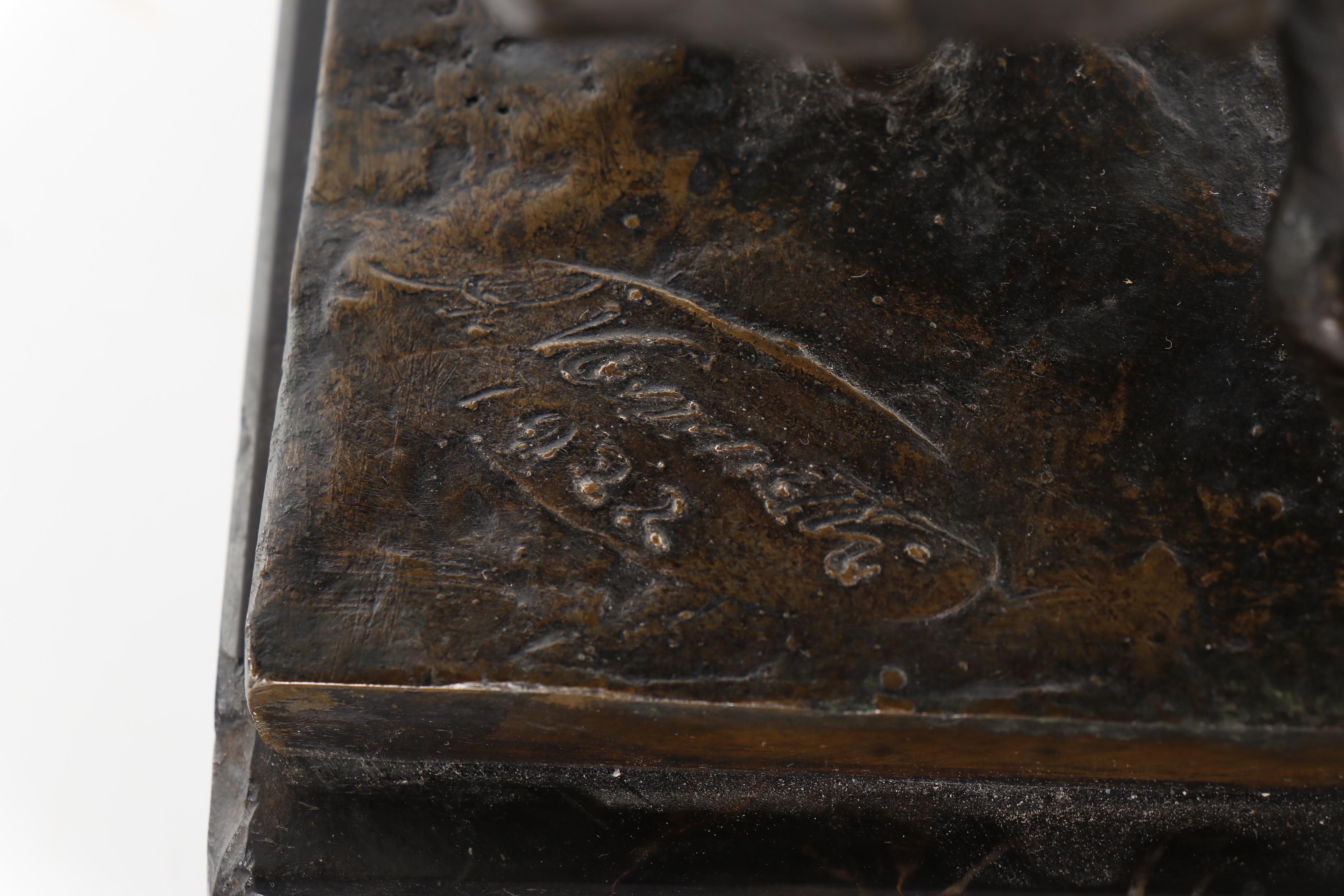 Angiolo Vannetti Bronze Sculpture of Woman, 1922