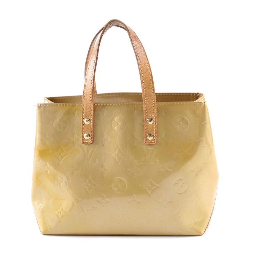 Louis Vuitton Reade PM Tote in Monogram Vernis and Leather