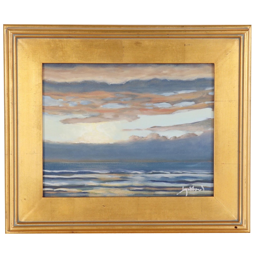 Jay Wilford Seascape Oil Painting "Edge of Heaven"