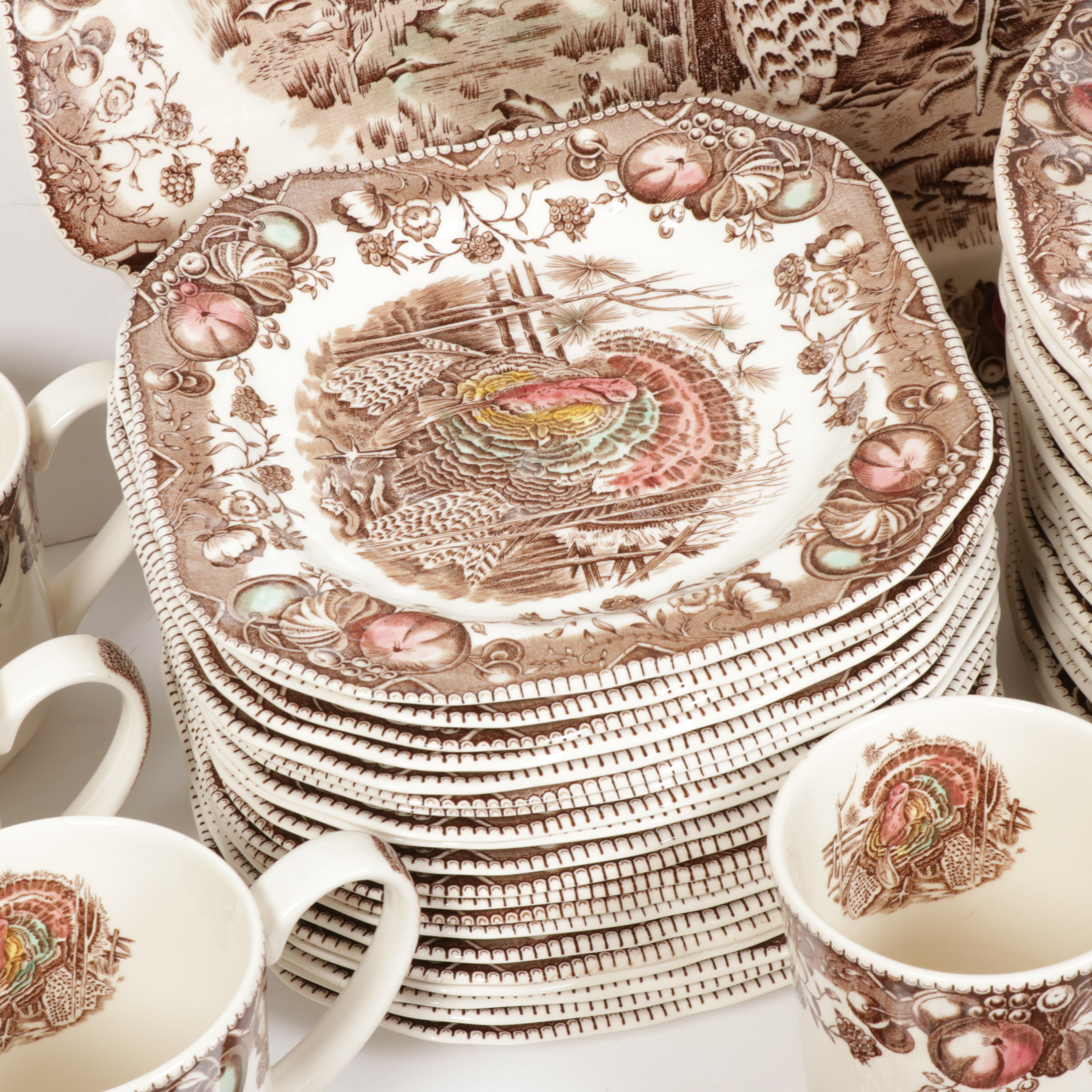 Johnson Bros. "His Majesty" Transferware Dinnerware, 1955-1983