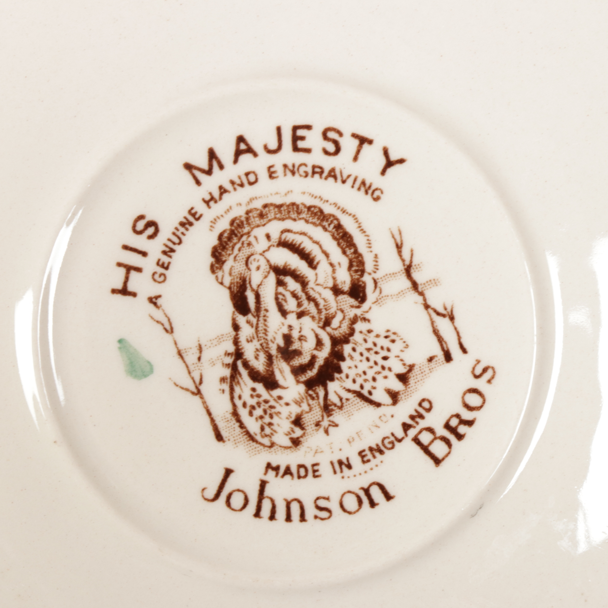 Johnson Bros. "His Majesty" Transferware Dinnerware, 1955-1983