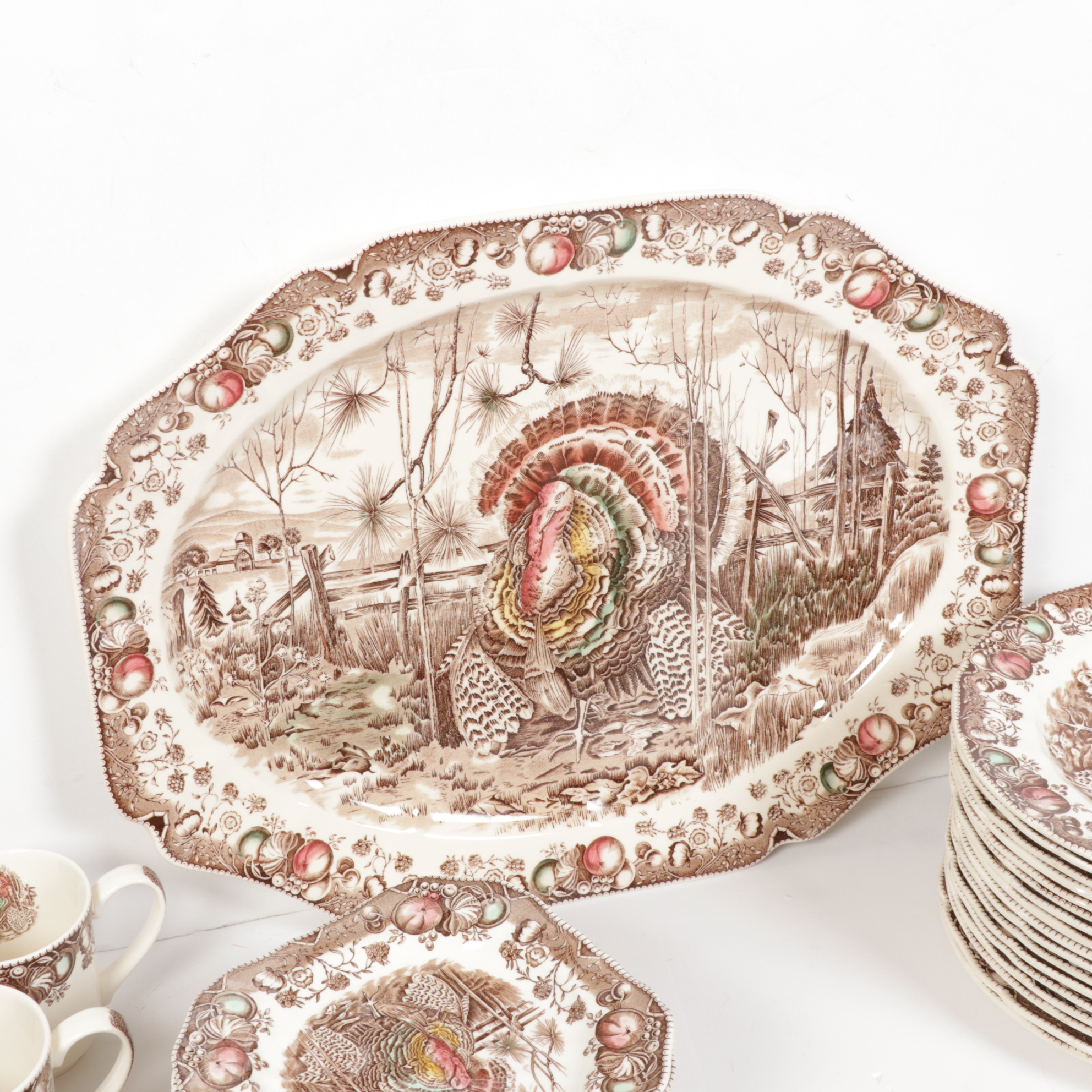 Johnson Bros. "His Majesty" Transferware Dinnerware, 1955-1983
