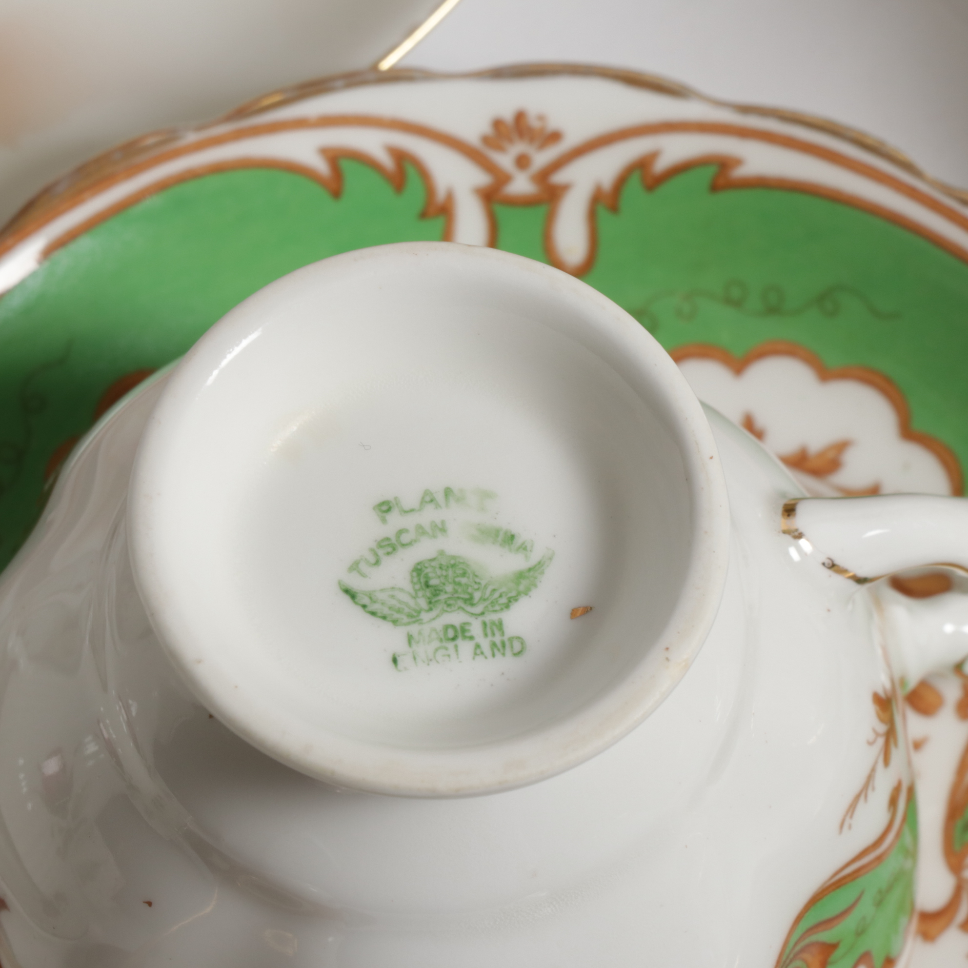 Haviland and Other Porcelain Teacups and Saucers, Early to Late 20th C.