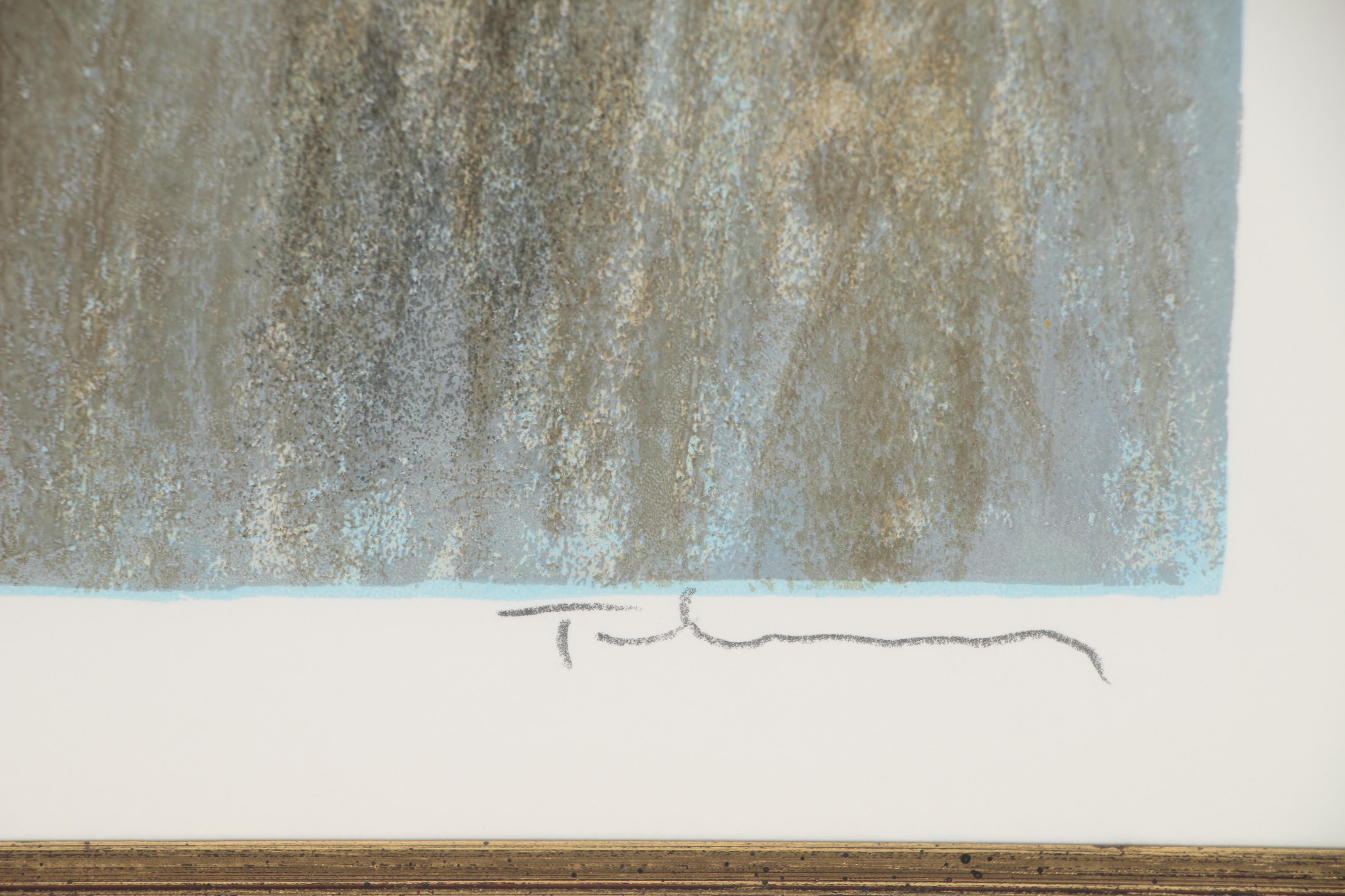 Itzchak Tarkay Serigraph "Harbour Cafe"