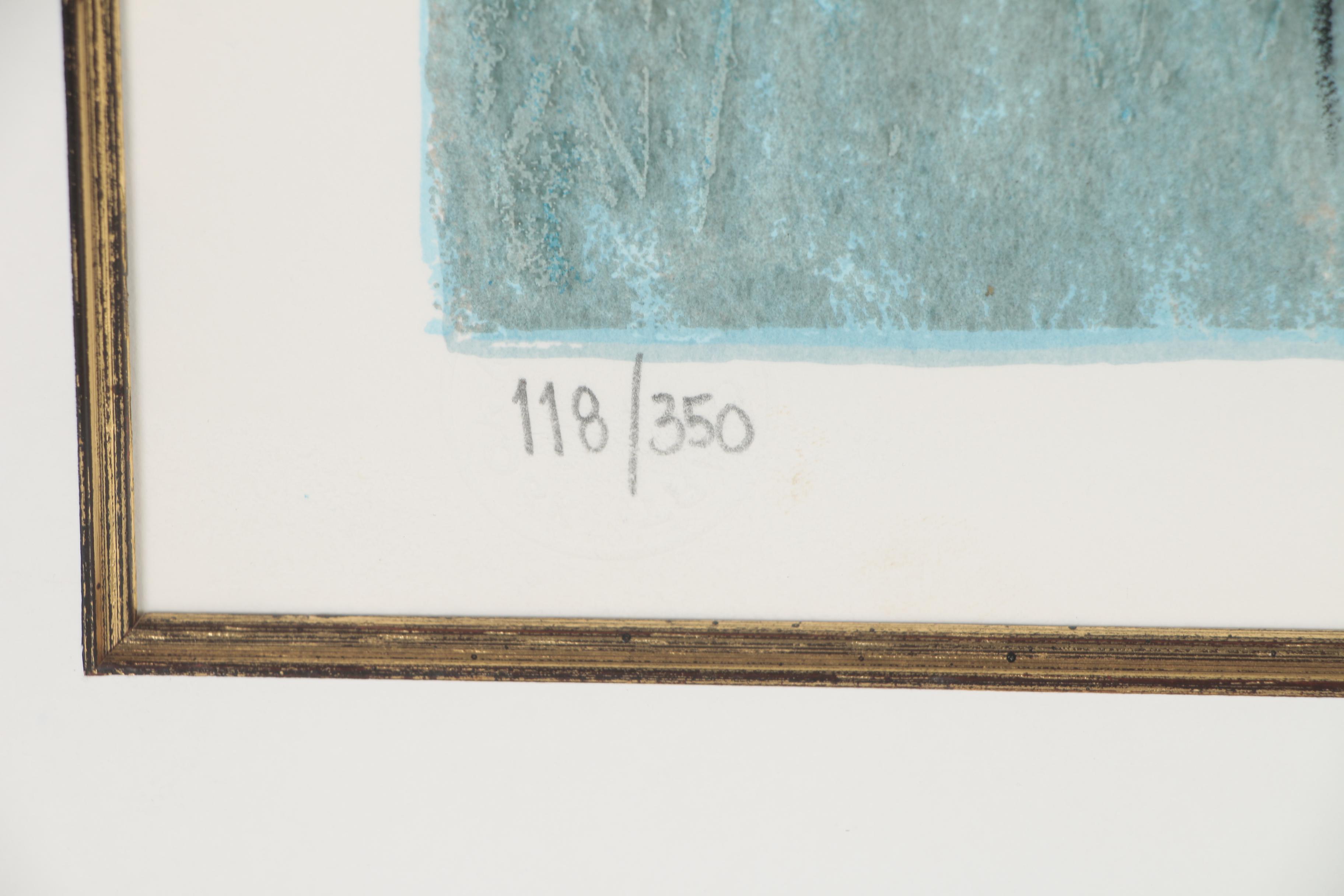 Itzchak Tarkay Serigraph "Harbour Cafe"