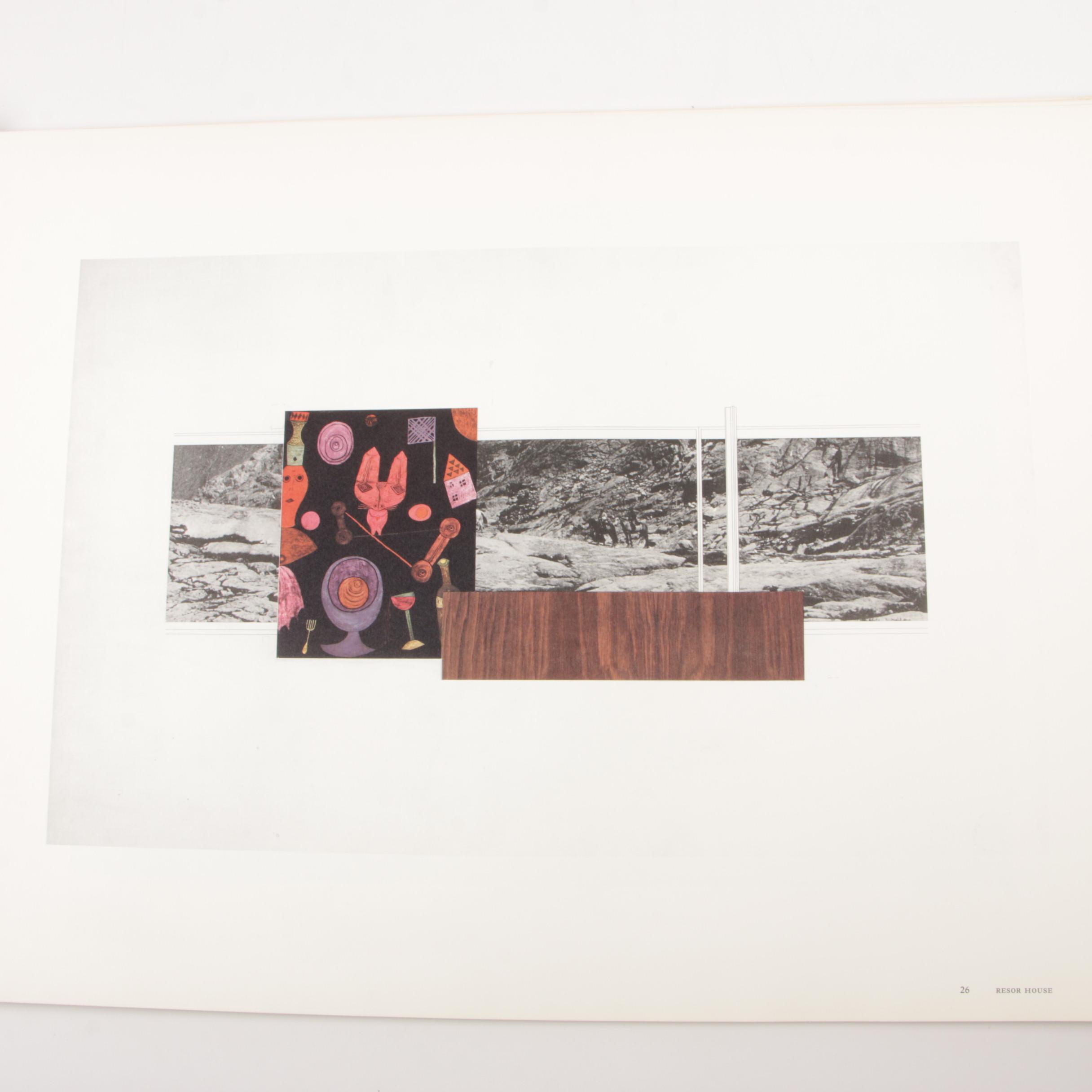 "Ludwig Mies Van Der Rohe" Compilation of Drawings in Museum of Modern Art, 1969