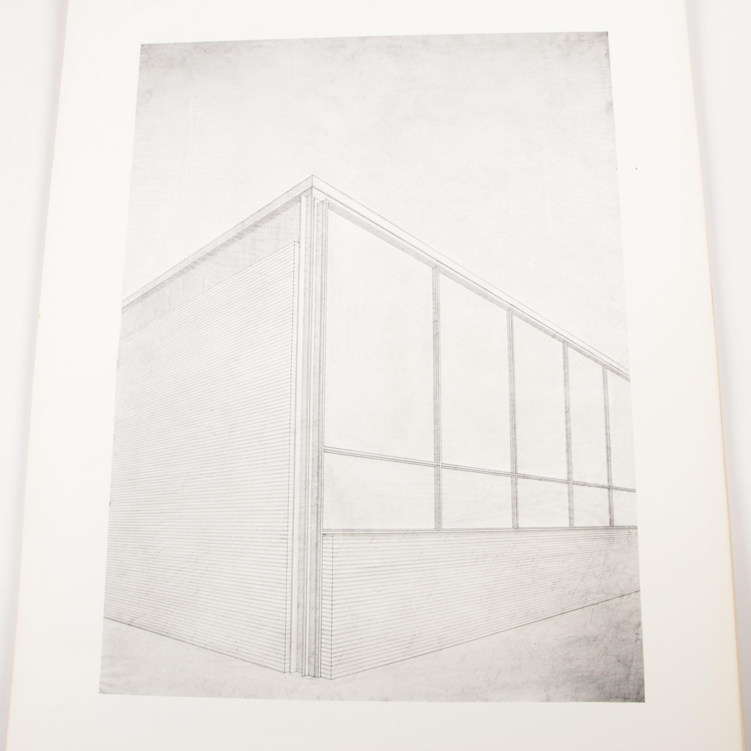"Ludwig Mies Van Der Rohe" Compilation of Drawings in Museum of Modern Art, 1969