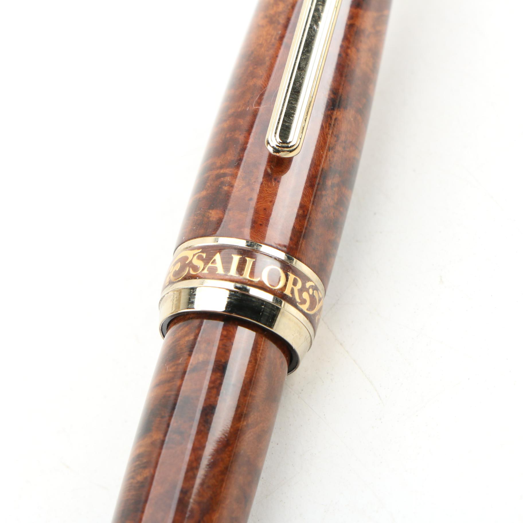 Sailor Company "Profit" 80 Limited Edition 18K  Yellow Gold Fountain Pen