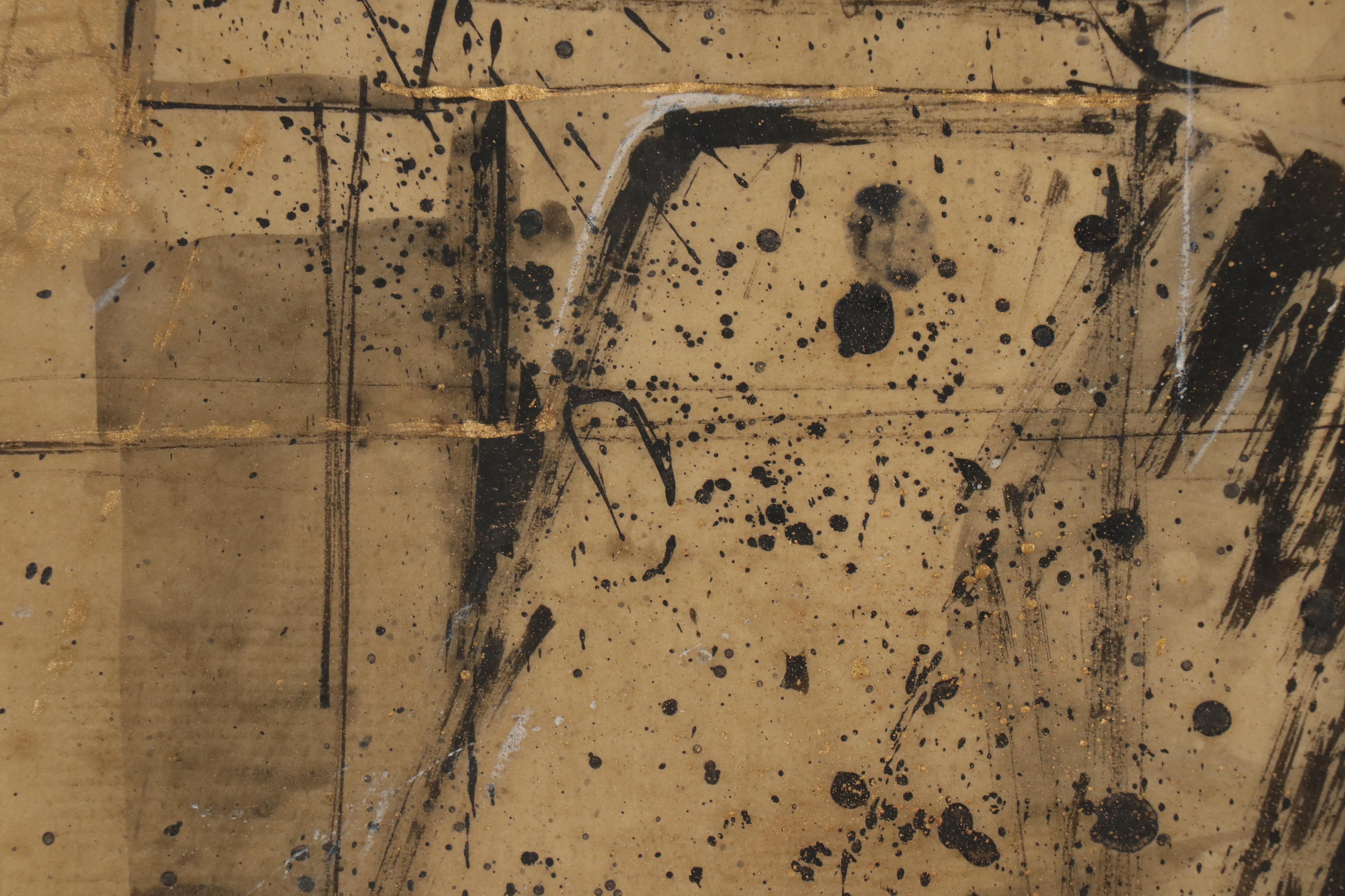 William Charles Palmer Abstract Mixed Media Painting, 1950