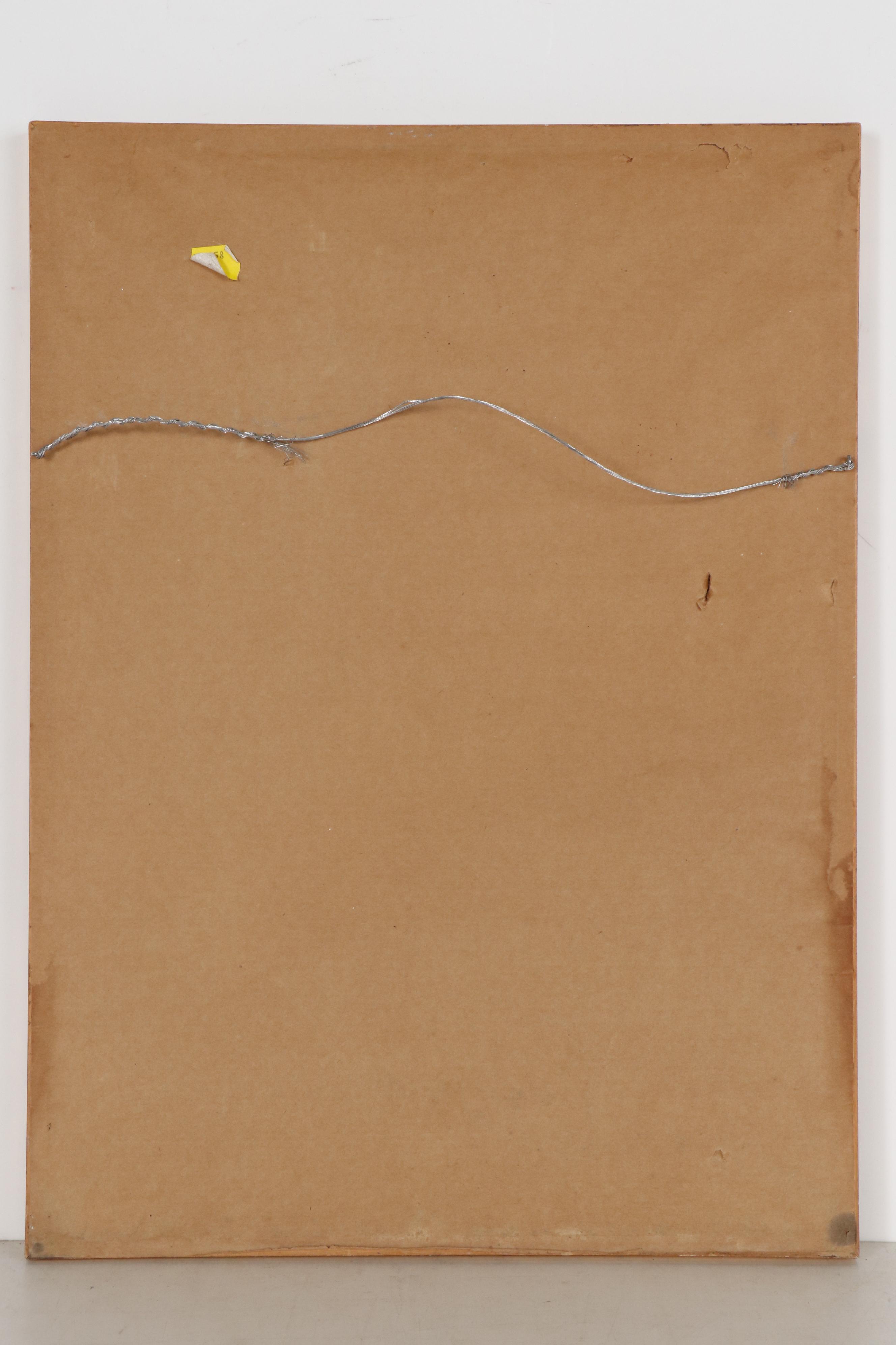 William Charles Palmer Abstract Mixed Media Painting, 1950