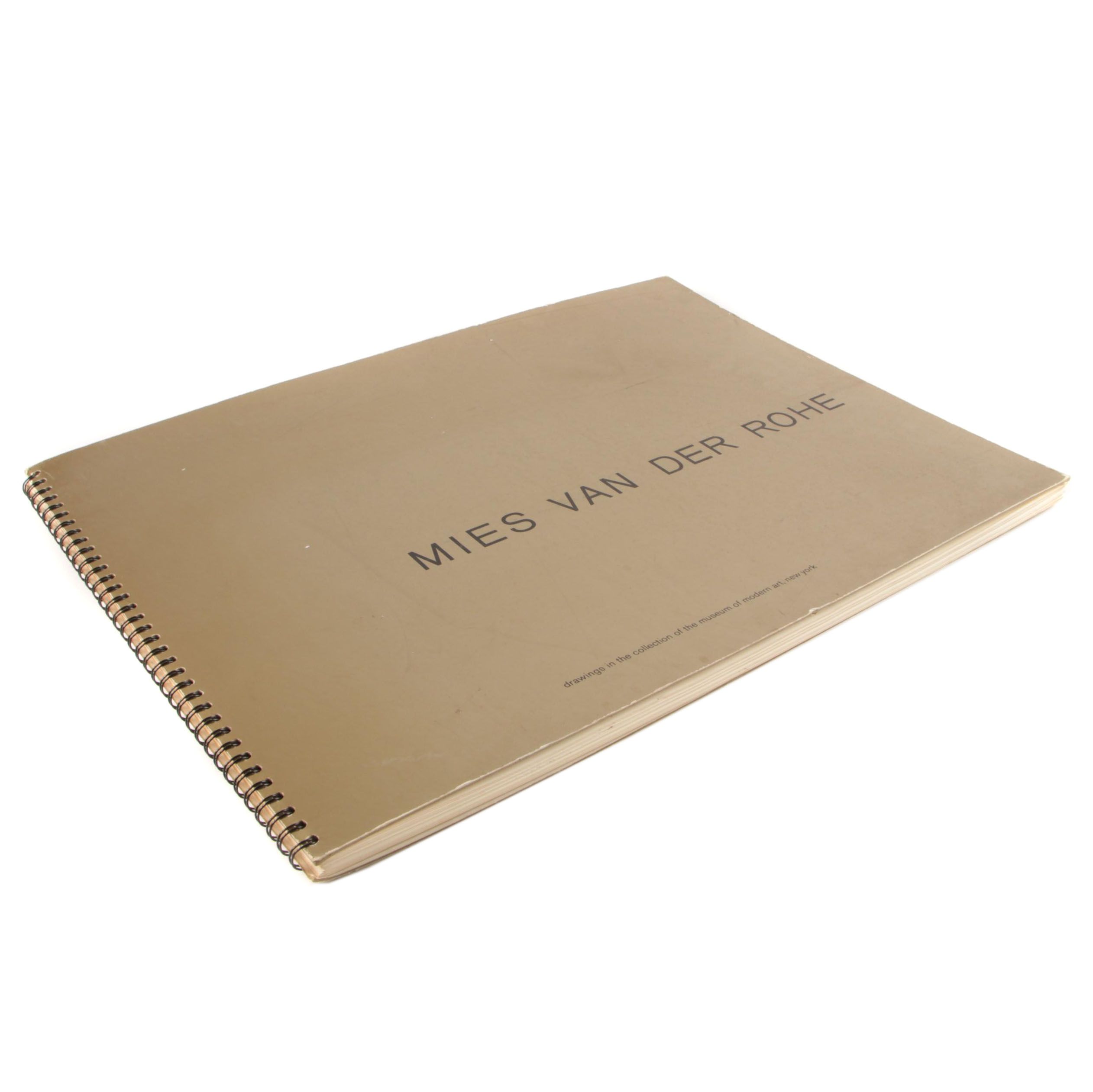 "Ludwig Mies Van Der Rohe" Compilation of Drawings in Museum of Modern Art, 1969