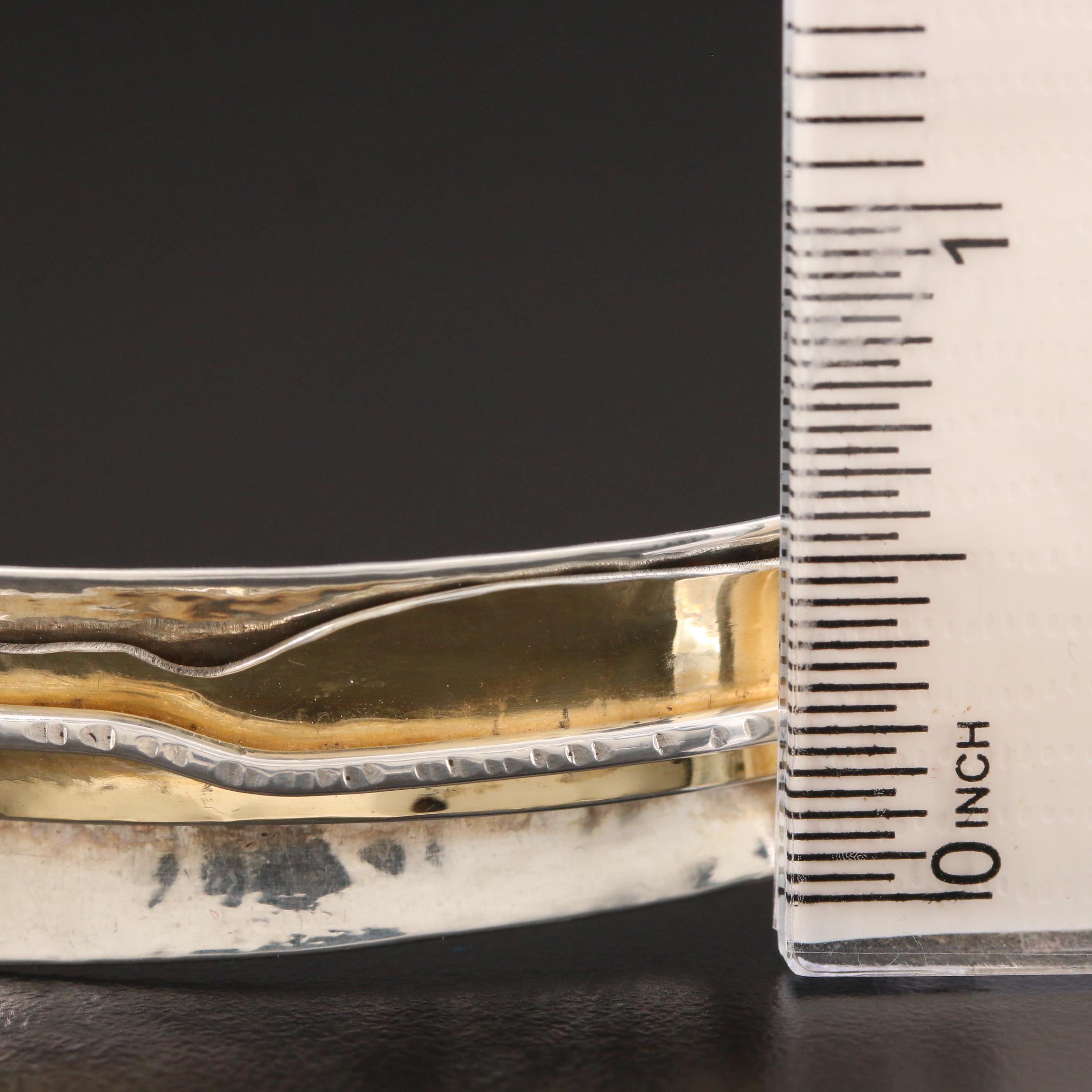 DeRobertis Design Sterling Silver Cuff Bracelet