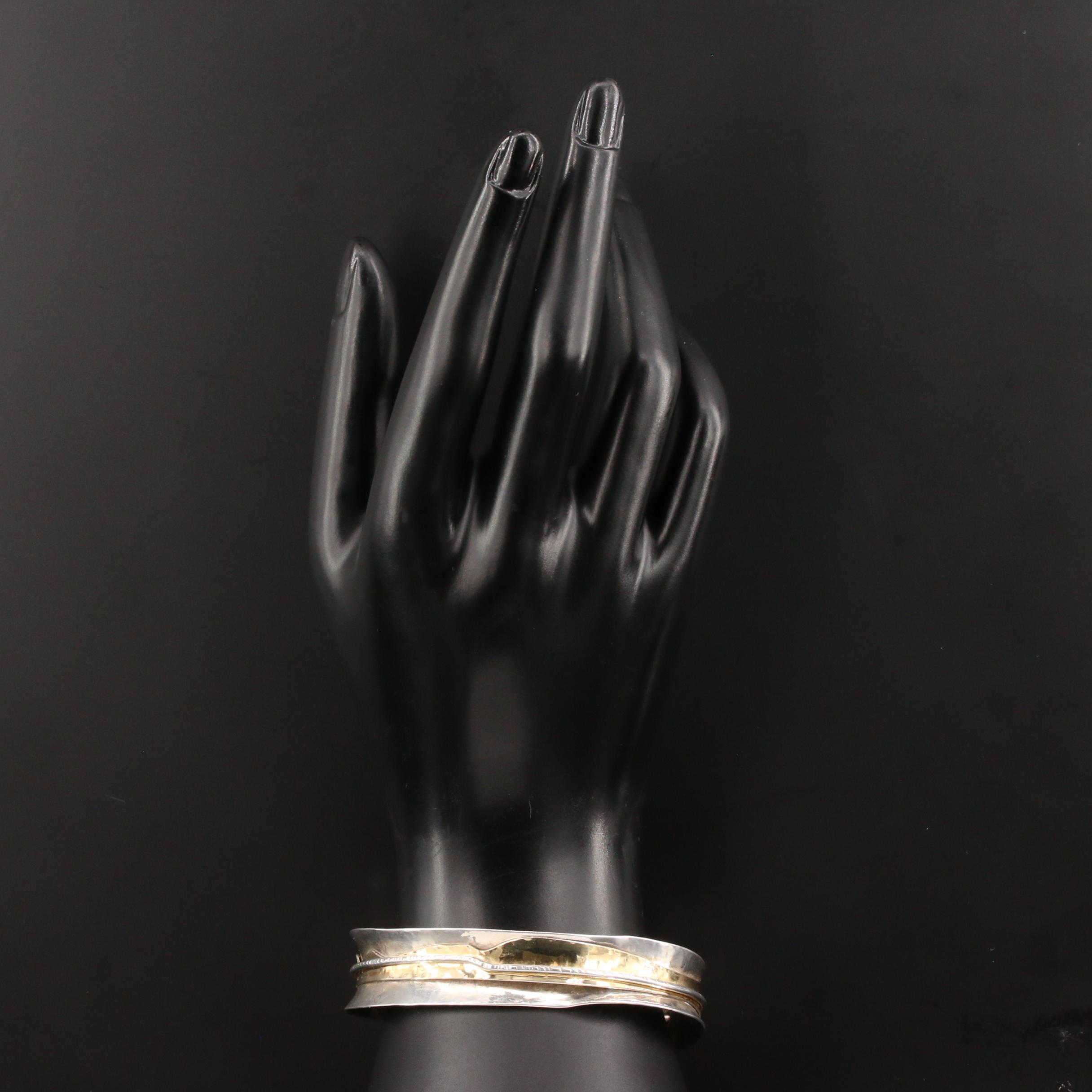 DeRobertis Design Sterling Silver Cuff Bracelet