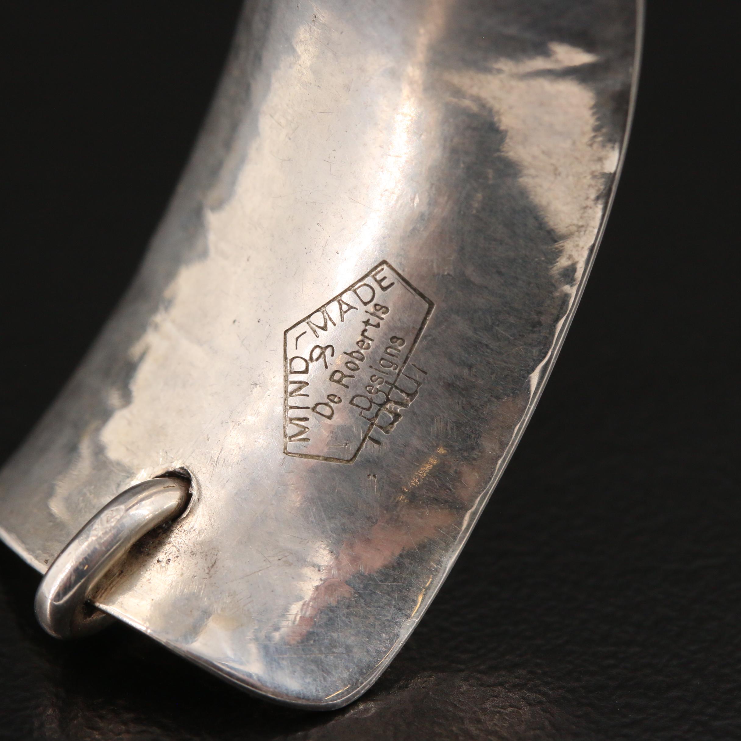 DeRobertis Design Sterling Silver Cuff Bracelet