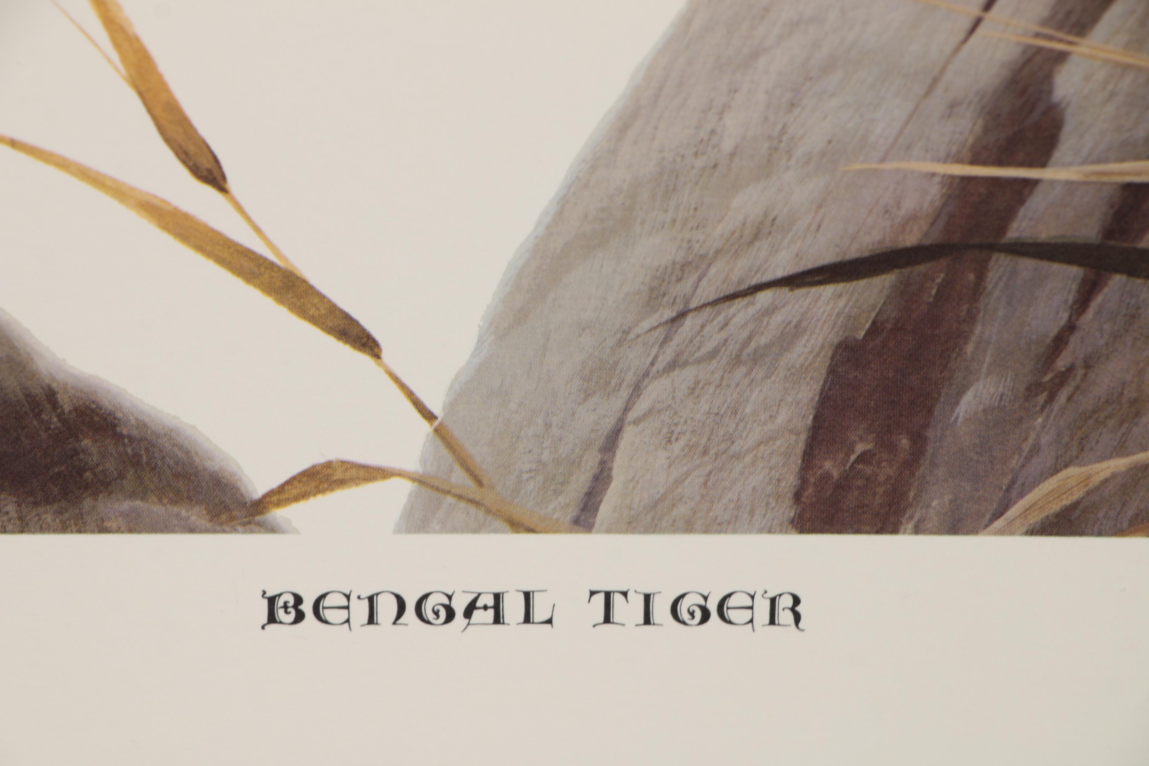 John Ruthven Offset Lithograph "Bengal Tiger"