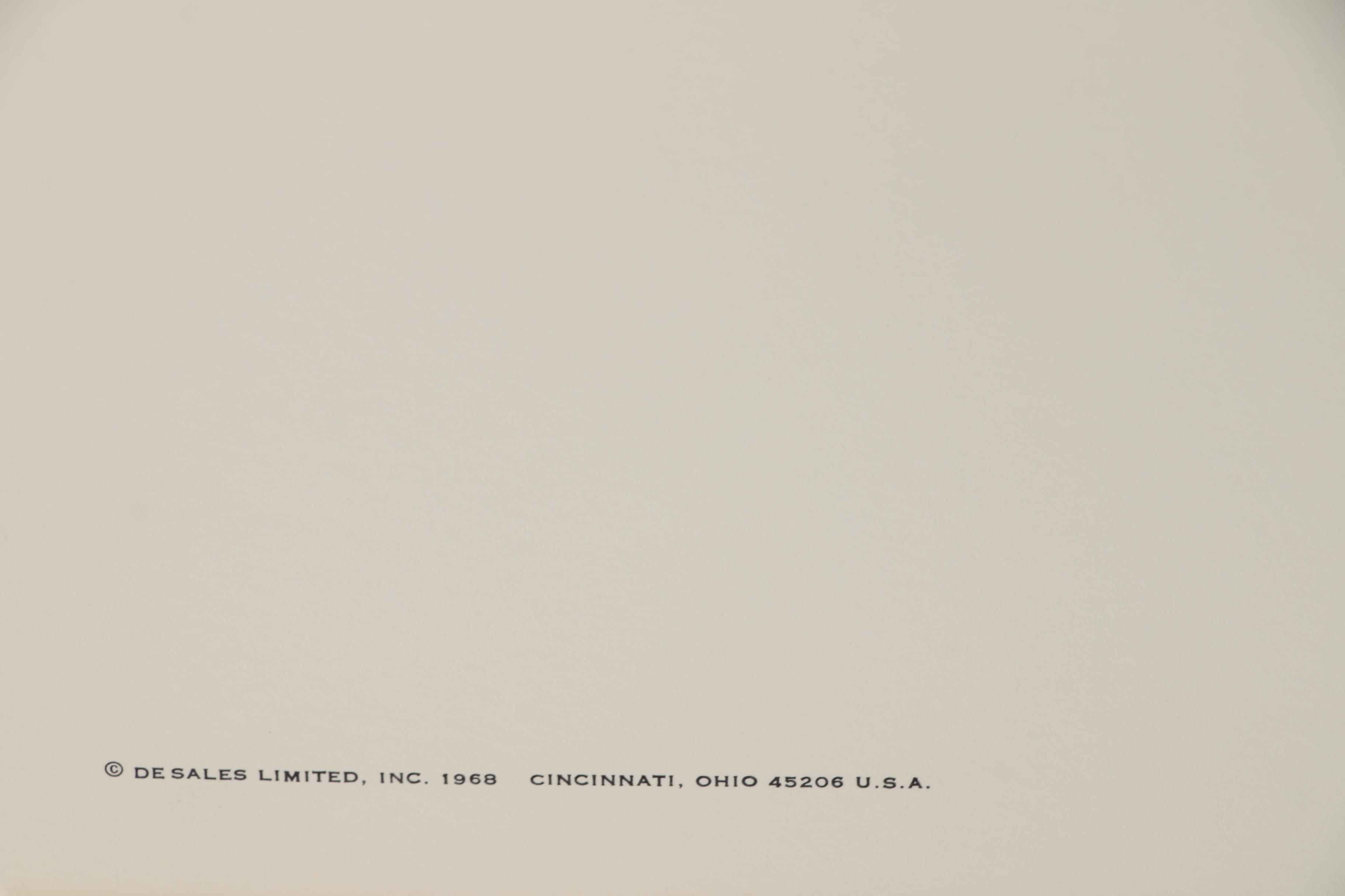 John Ruthven Offset Lithograph "Bengal Tiger"