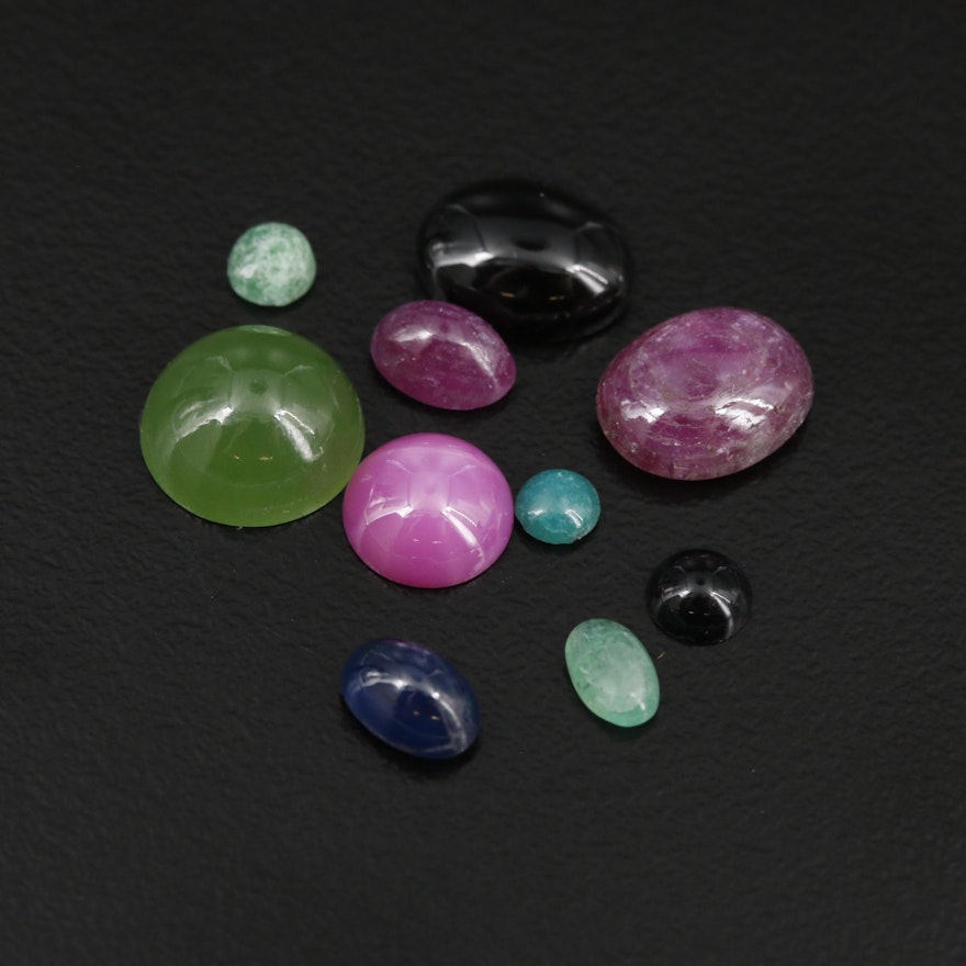 Loose 10.59 CTW Sapphire, Ruby and Emerald Gemstones