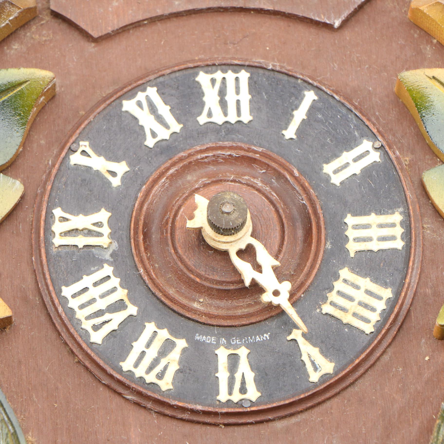 German Cuckoo Clock with Thorens Swiss "Kuckuck Walzer" Movement