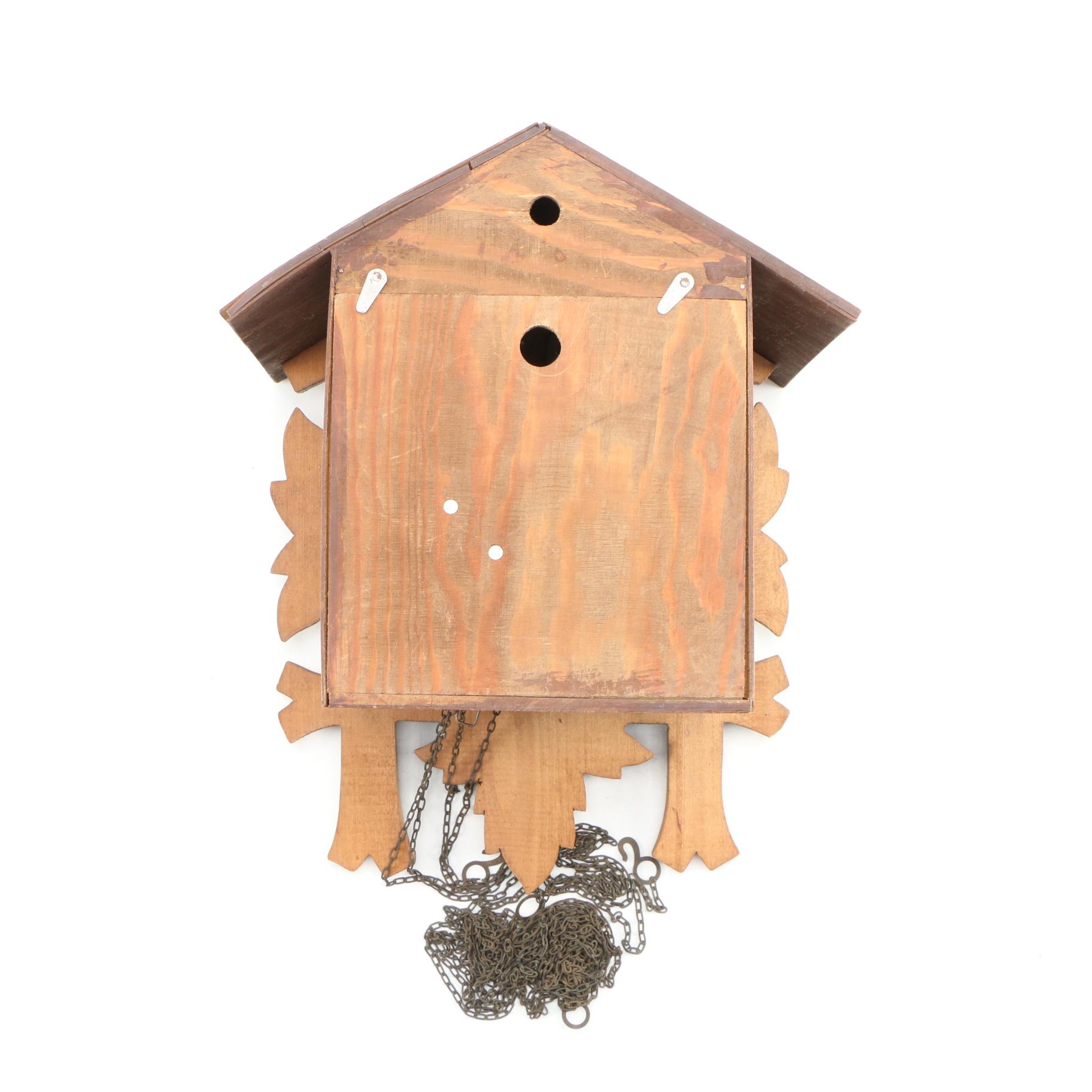 German Cuckoo Clock with Thorens Swiss "Kuckuck Walzer" Movement