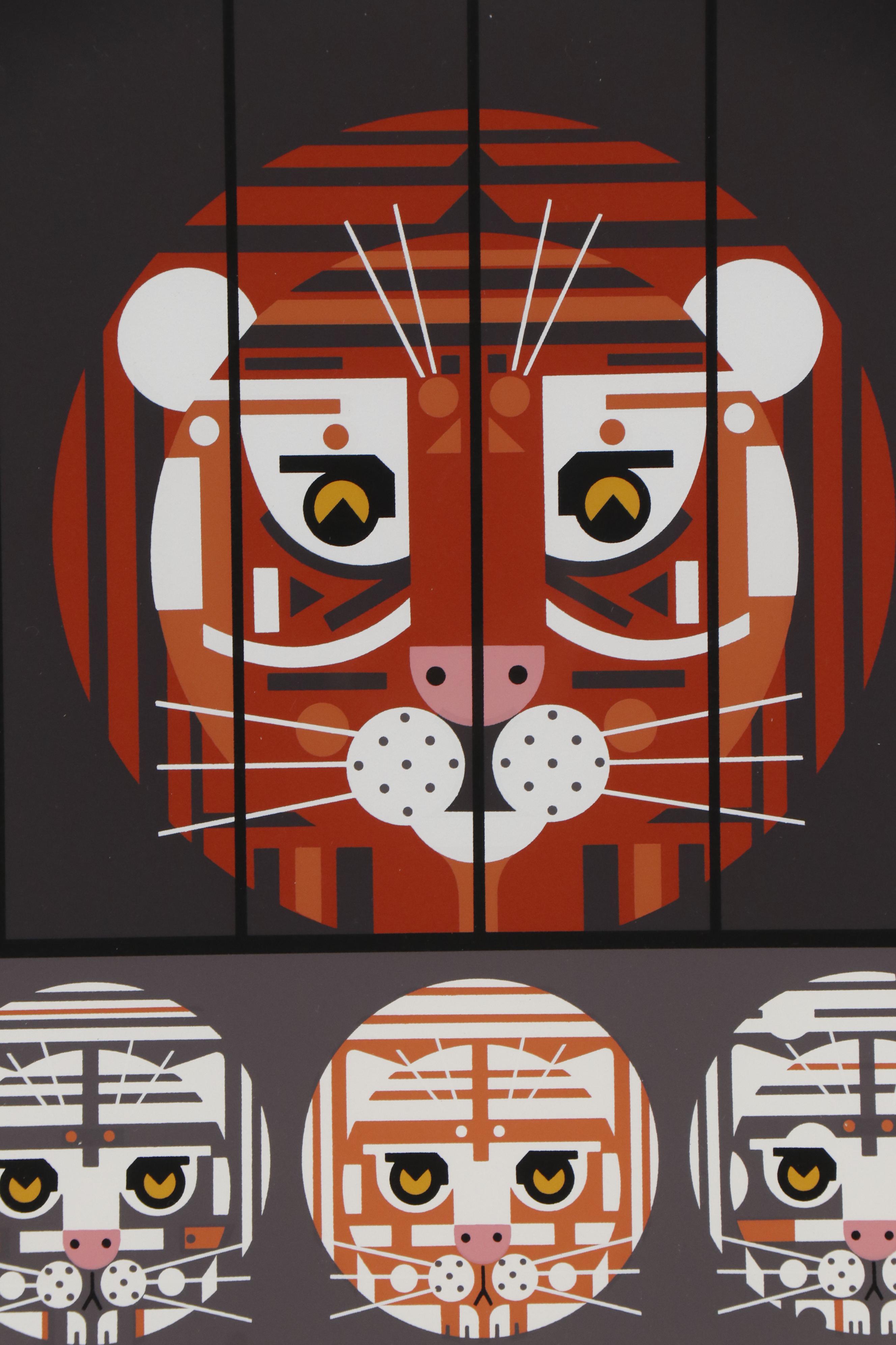 Edie Harper Serigraph "Copycats"