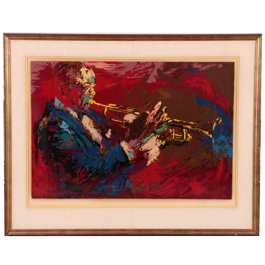 LeRoy Neiman Serigraph "Satchmo Louis Armstrong", 1976