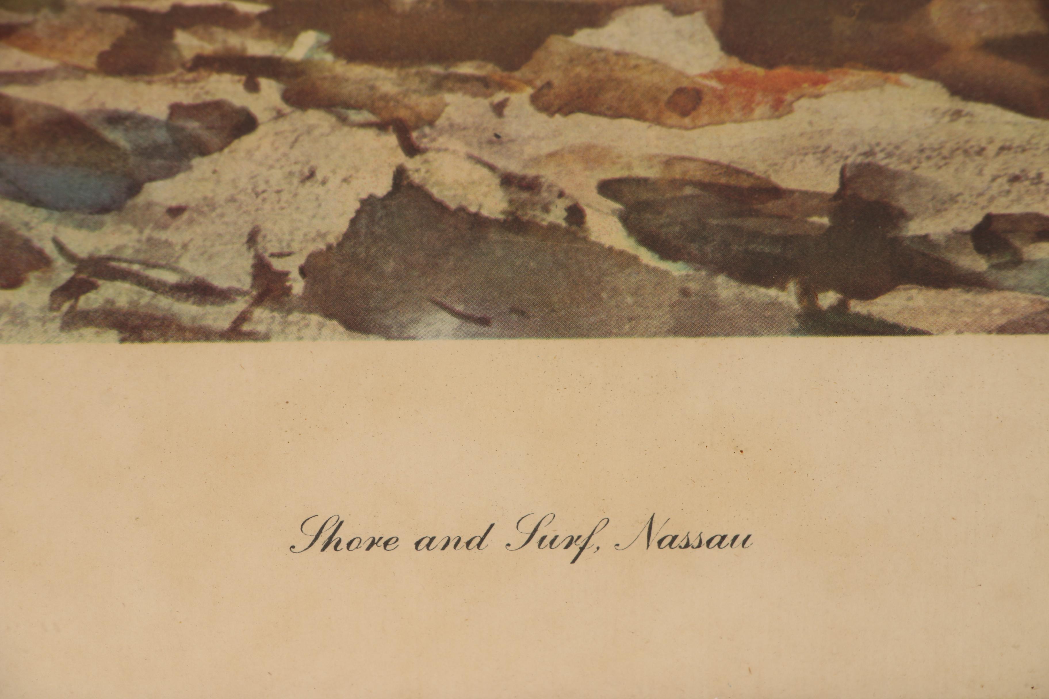 Offset Lithographs after Winslow Homer of Maritime Scenes