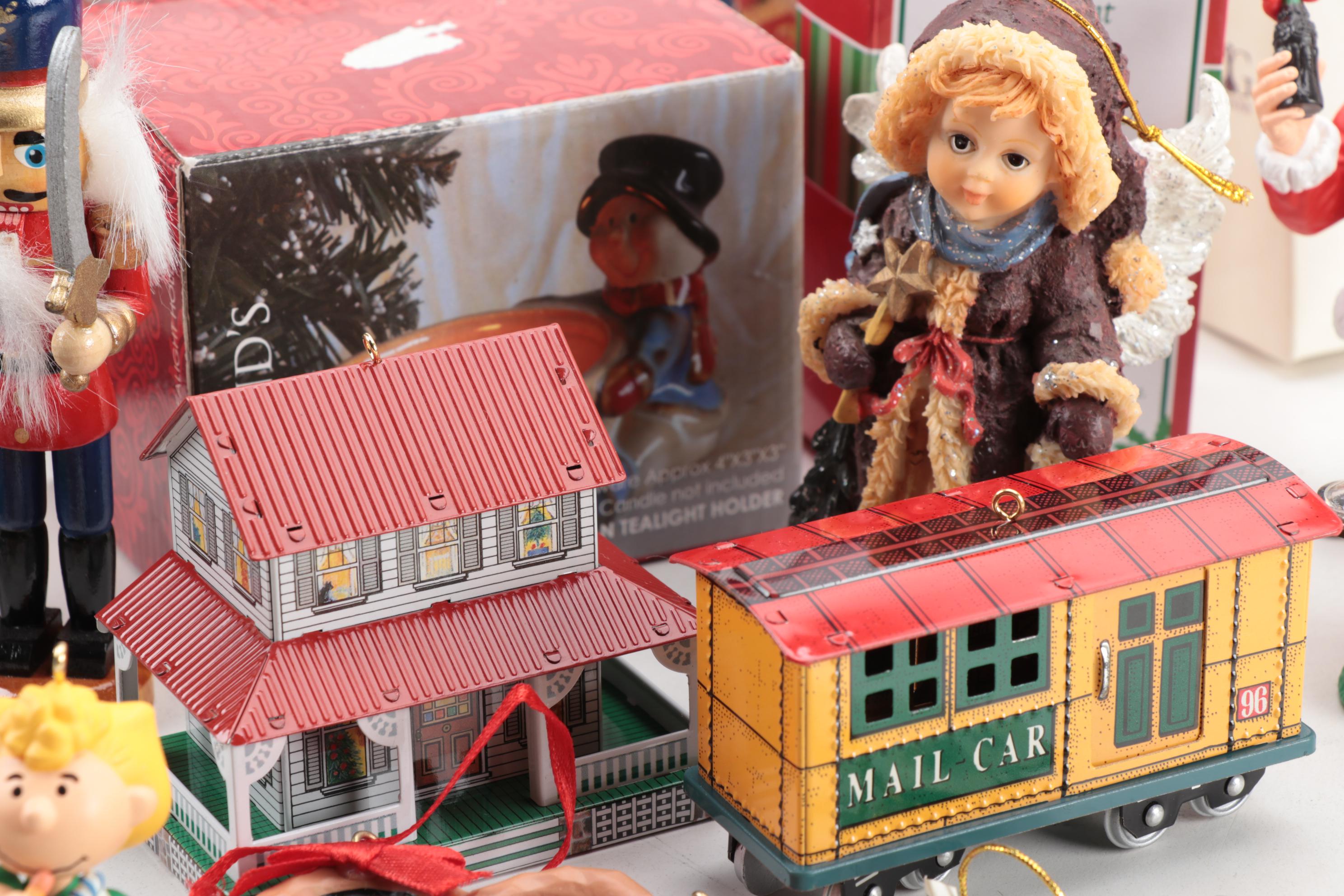 Hallmark, Enesco, Polystone, Carlton and Other Christmas Ornaments