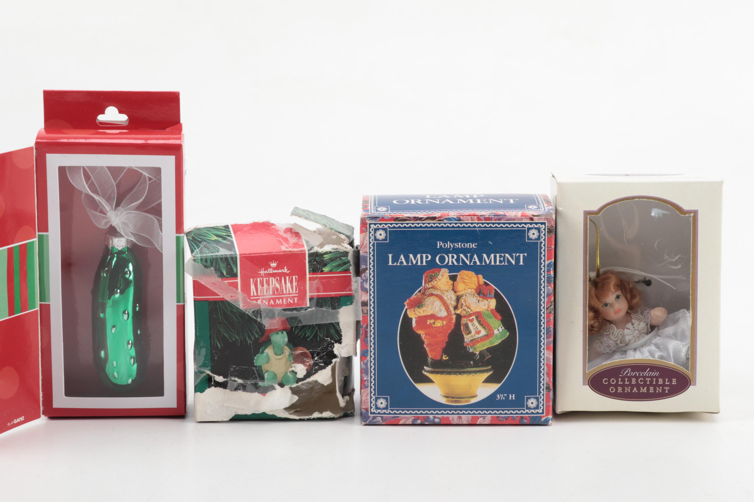 Hallmark, Enesco, Polystone, Carlton and Other Christmas Ornaments