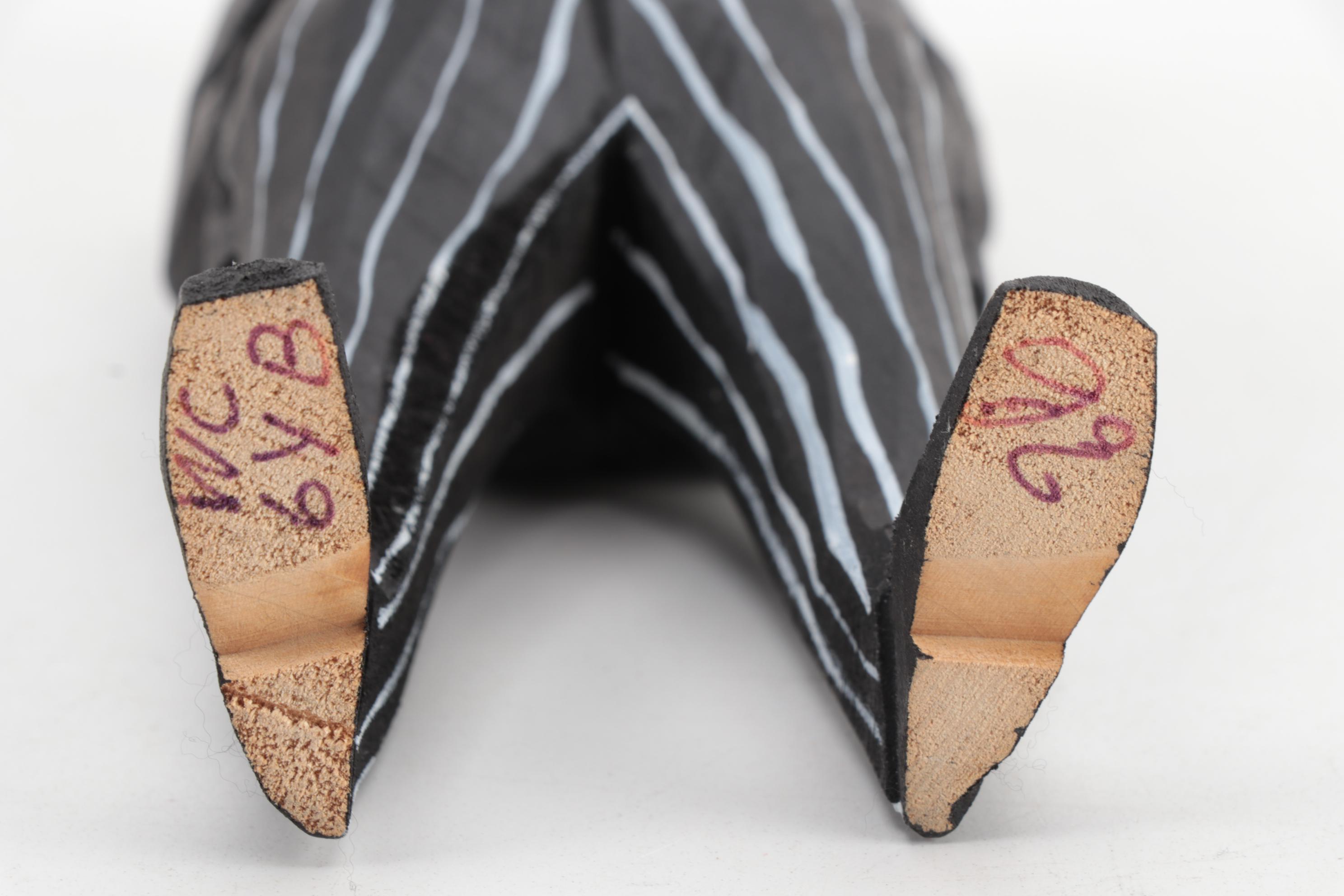 Carved Wood Winston Churchill Figurine