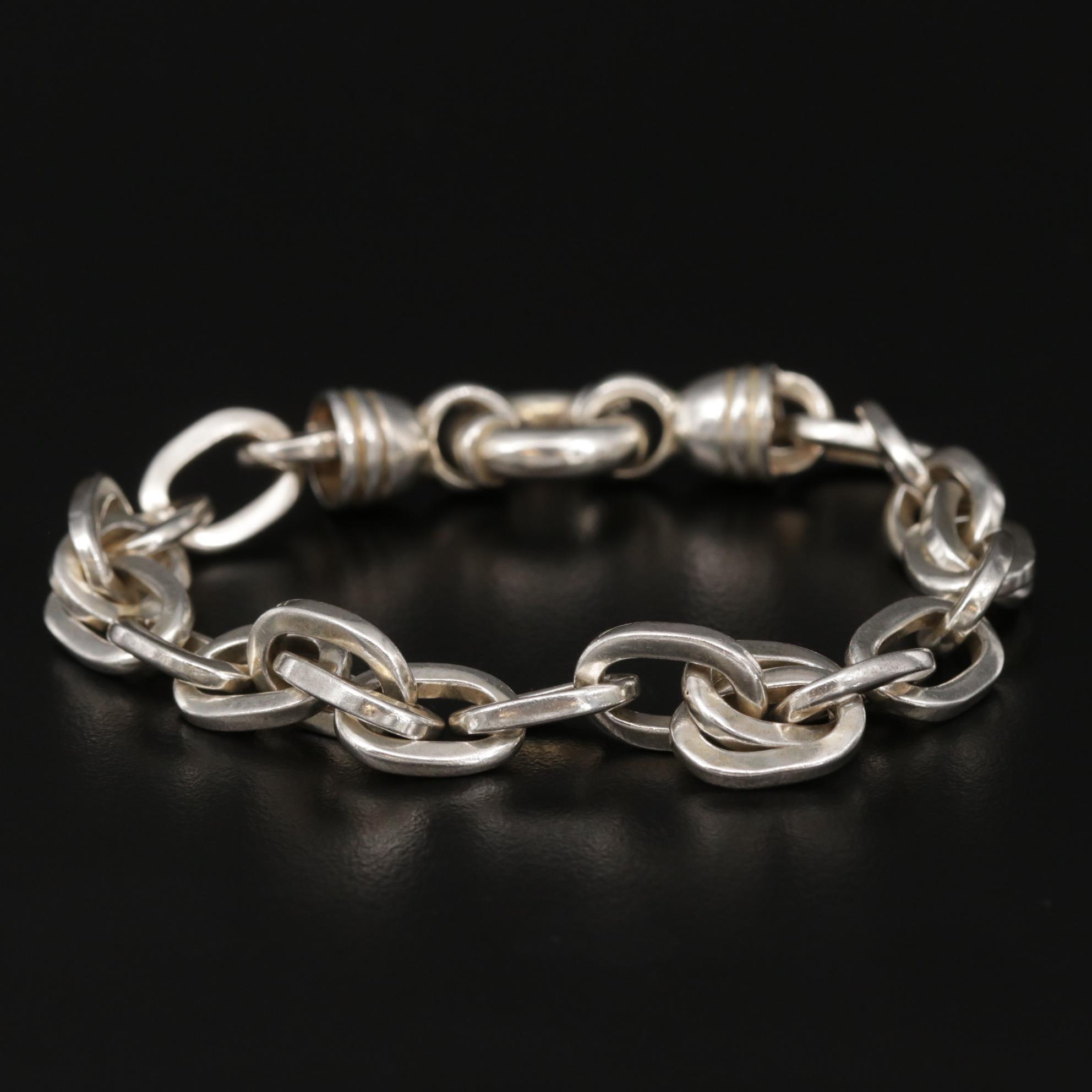 Sterling Silver Chain Link Bracelet