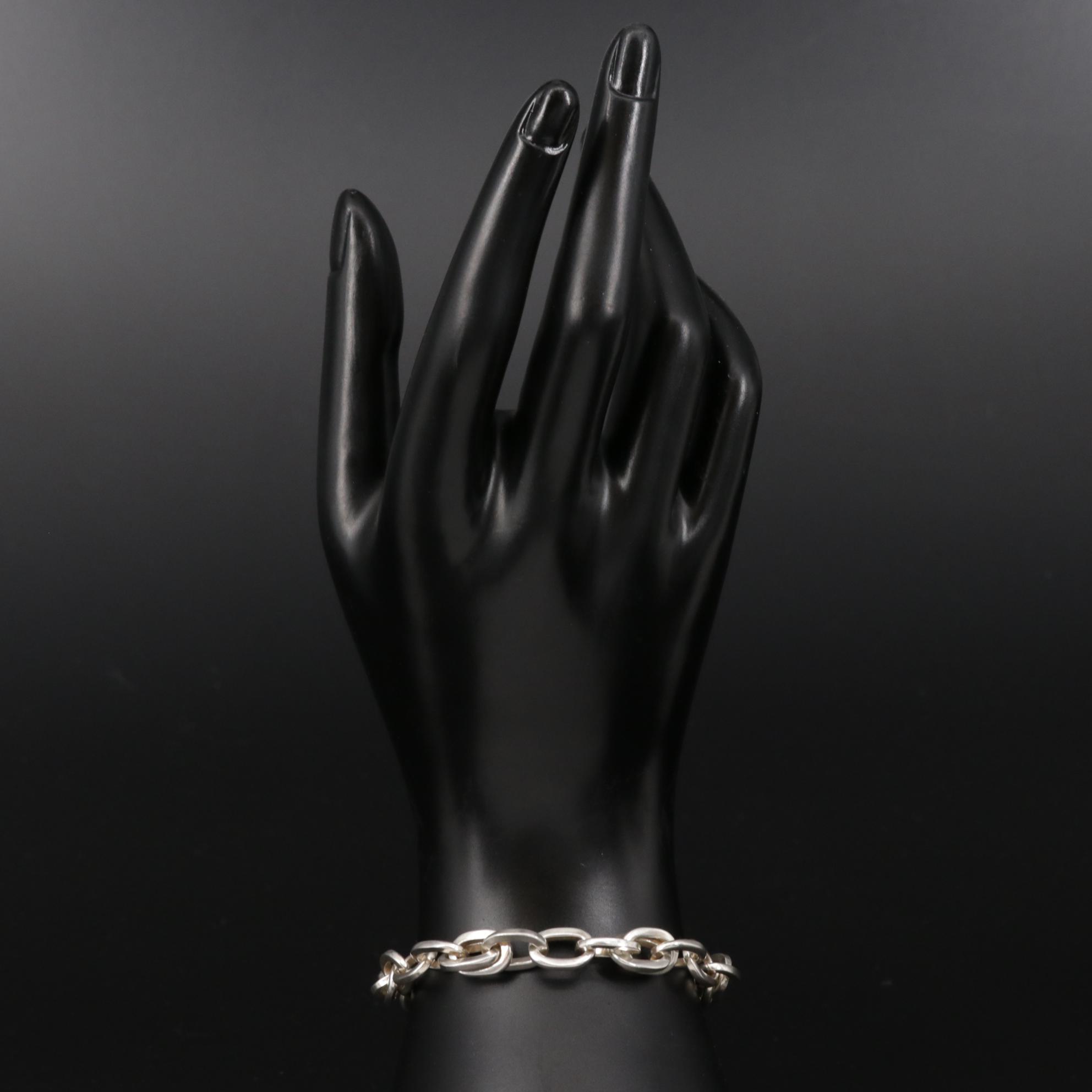 Sterling Silver Chain Link Bracelet