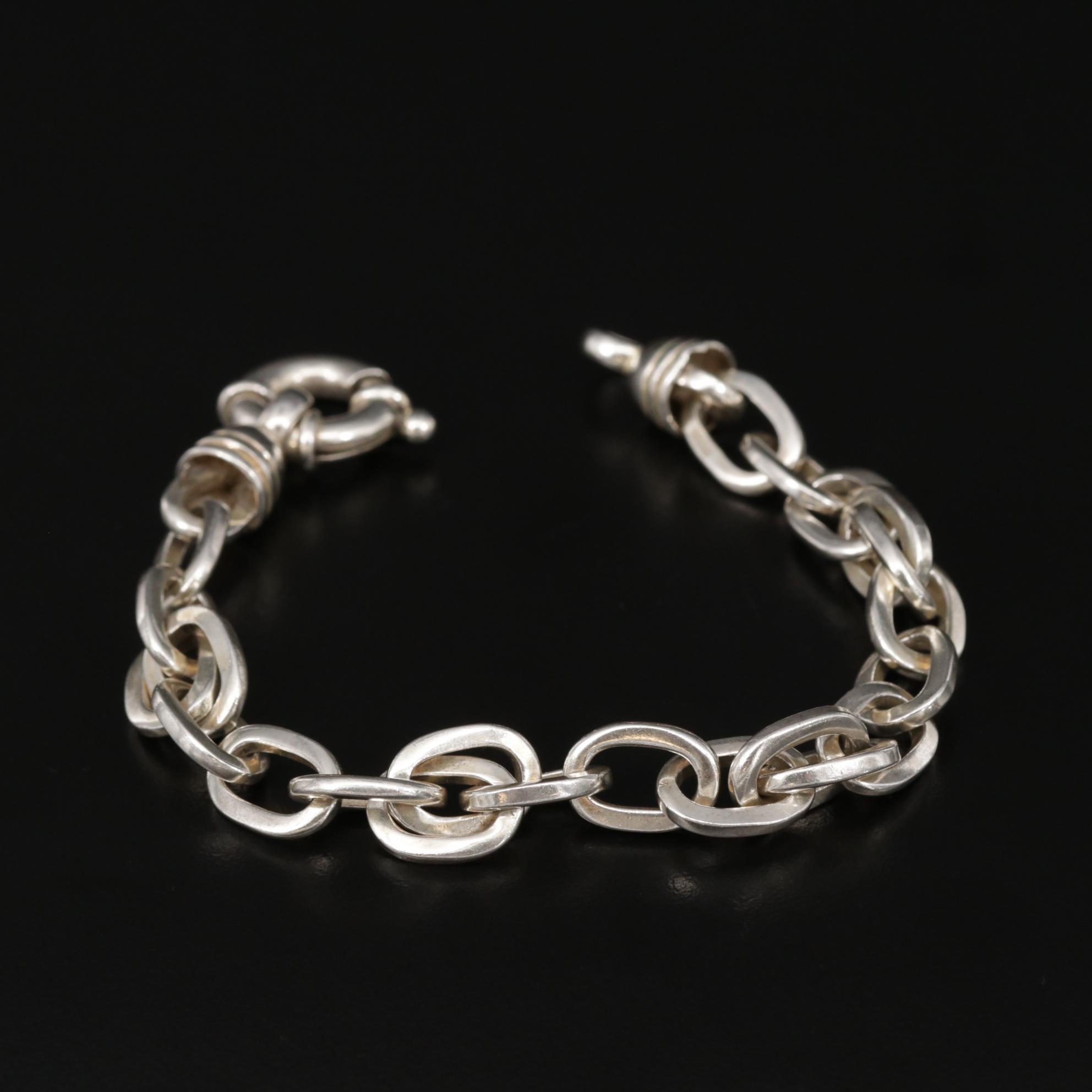 Sterling Silver Chain Link Bracelet
